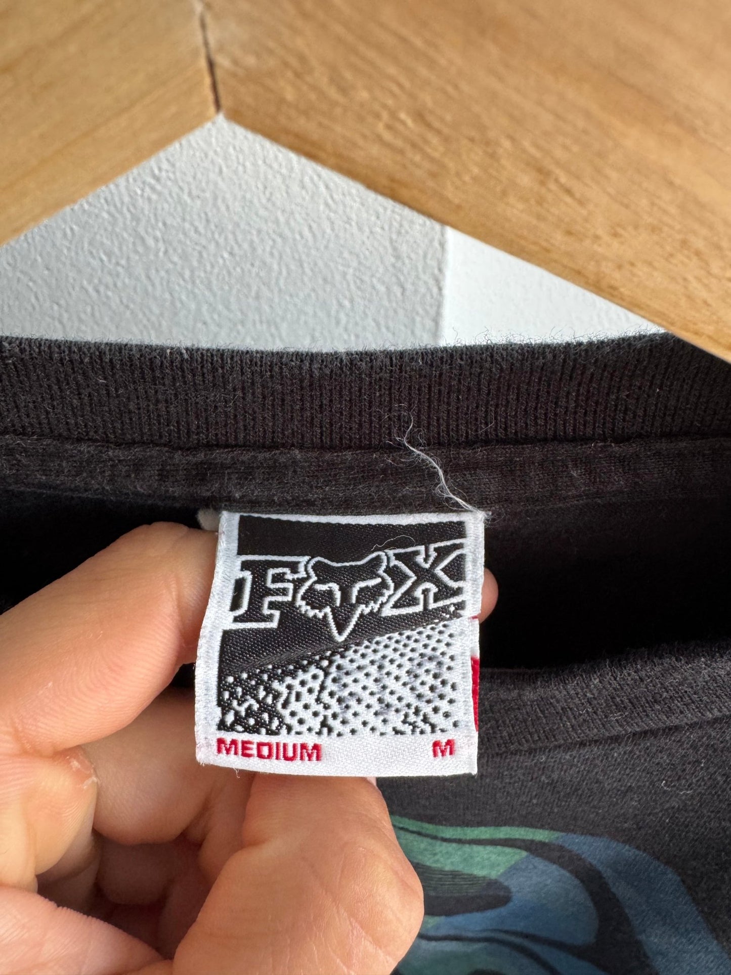 🦊 Tricou Y2K Fox Racing Negru – M - anbracaminte