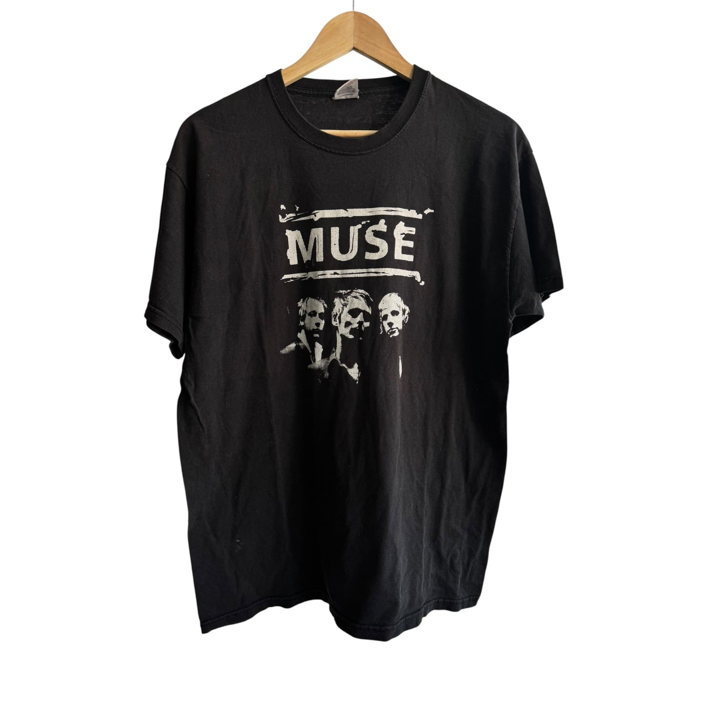 🎸 Tricou Y2K Muse Band Tee – M (Faded & Distressed) - anbracaminte