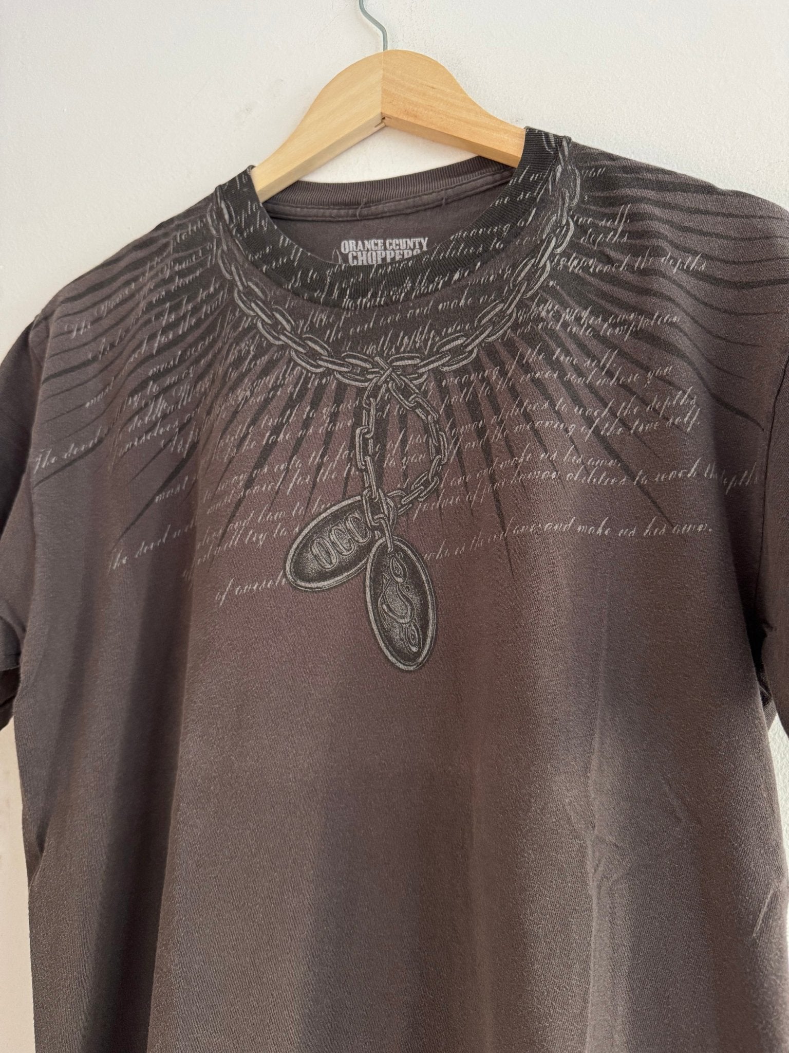 🏍️ Tricou Y2K Orange County Choppers Graphic – M - anbracaminte
