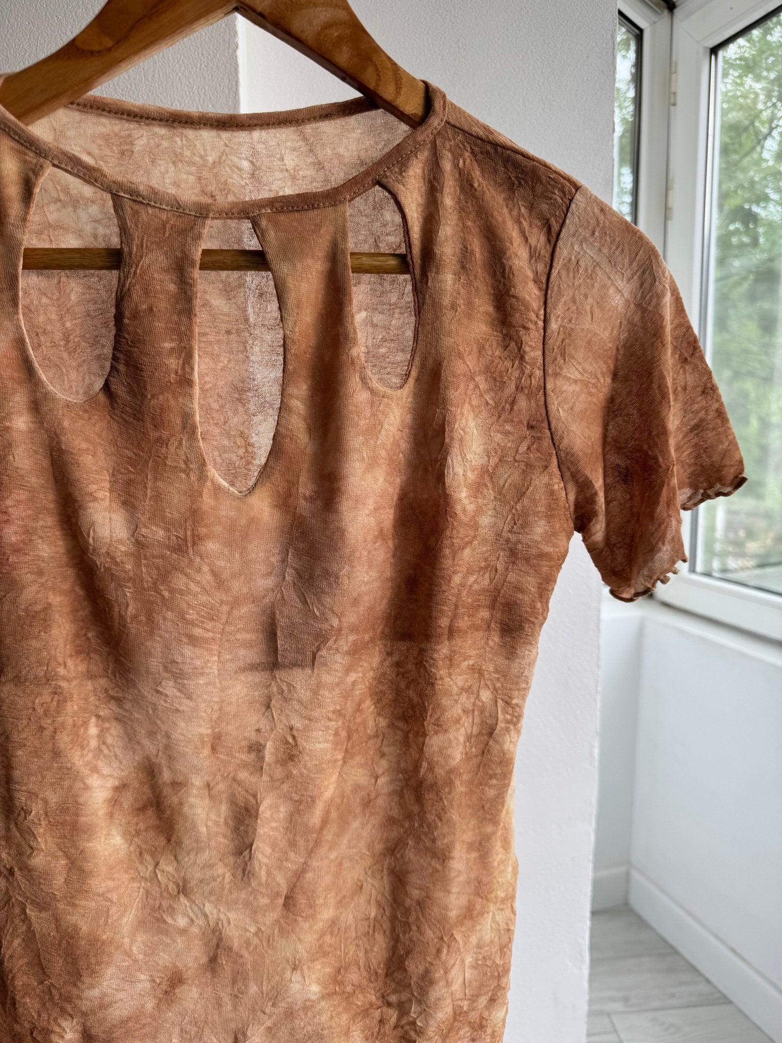 🏜️ Tricou Y2K Printed Mesh Tee – M – Made in Italy - anbracaminte