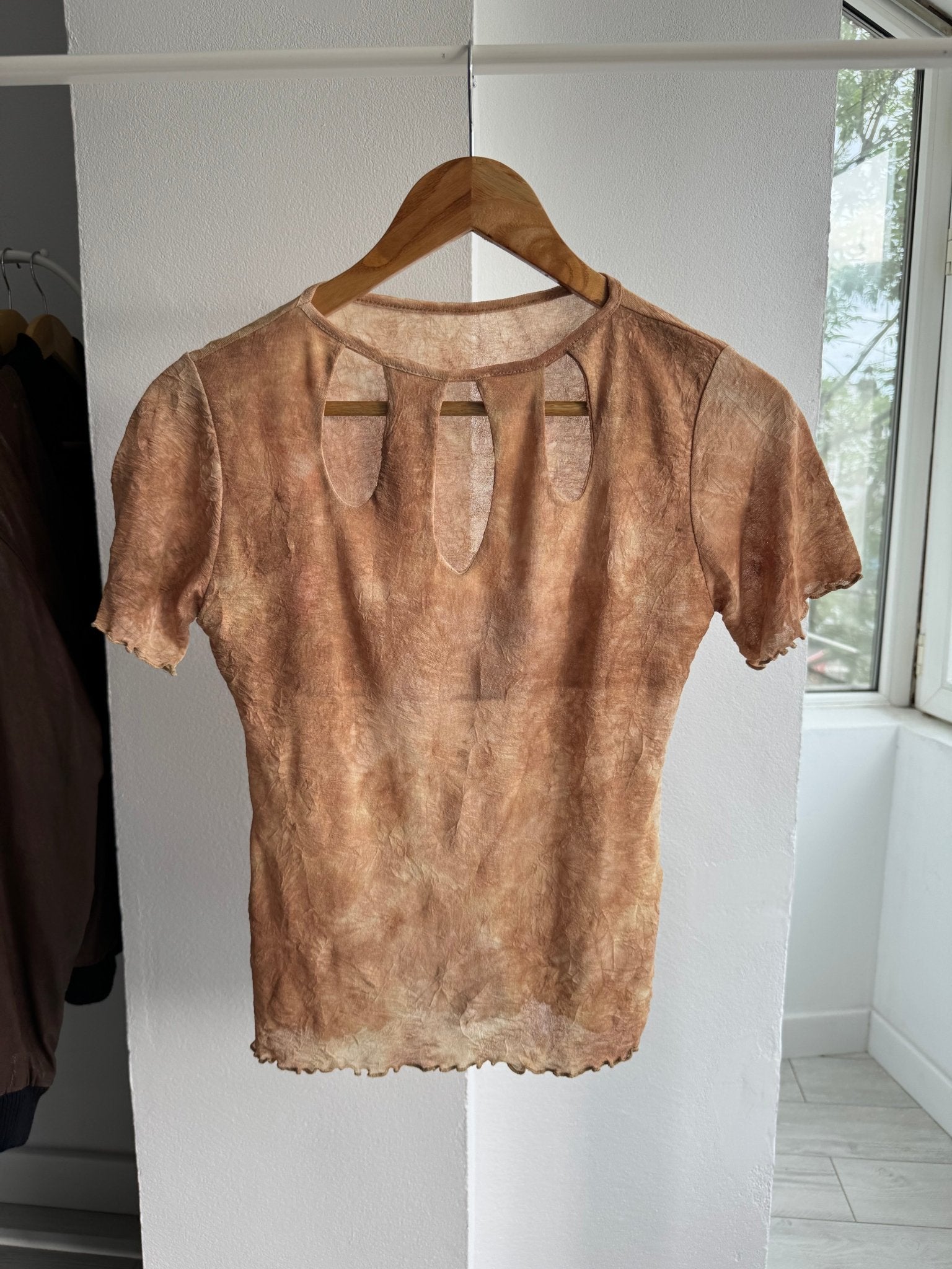 🏜️ Tricou Y2K Printed Mesh Tee – M – Made in Italy - anbracaminte