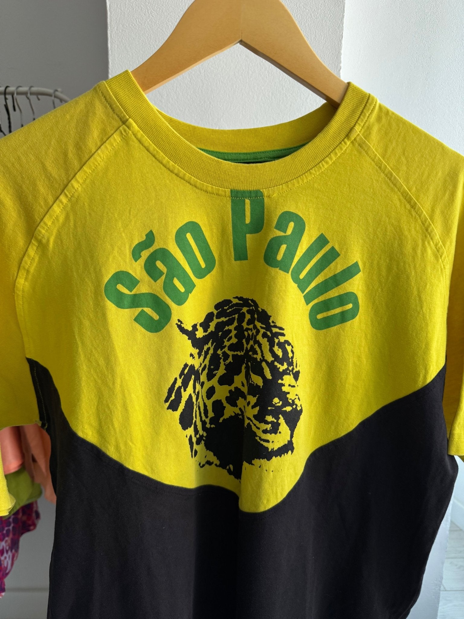 🇧🇷 Tricou Y2K São Paulo Graphic – L Bărbați - anbracaminte