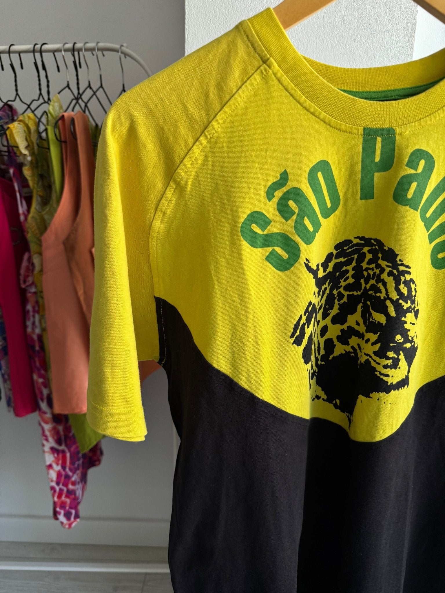 🇧🇷 Tricou Y2K São Paulo Graphic – L Bărbați - anbracaminte