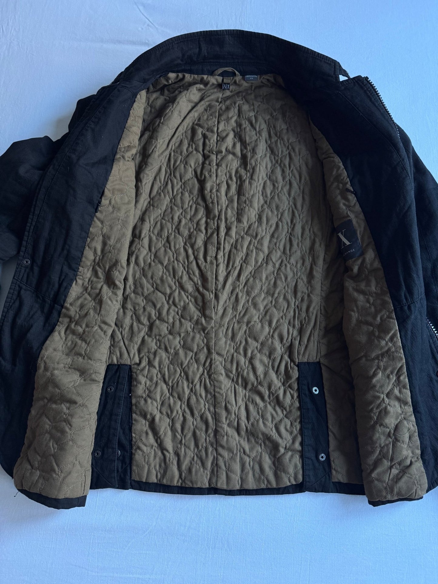 🥷 Utility Jacket Y2K Asimetrică pentru Bărbați Armani Exchange – M (Fitted) - anbracaminte