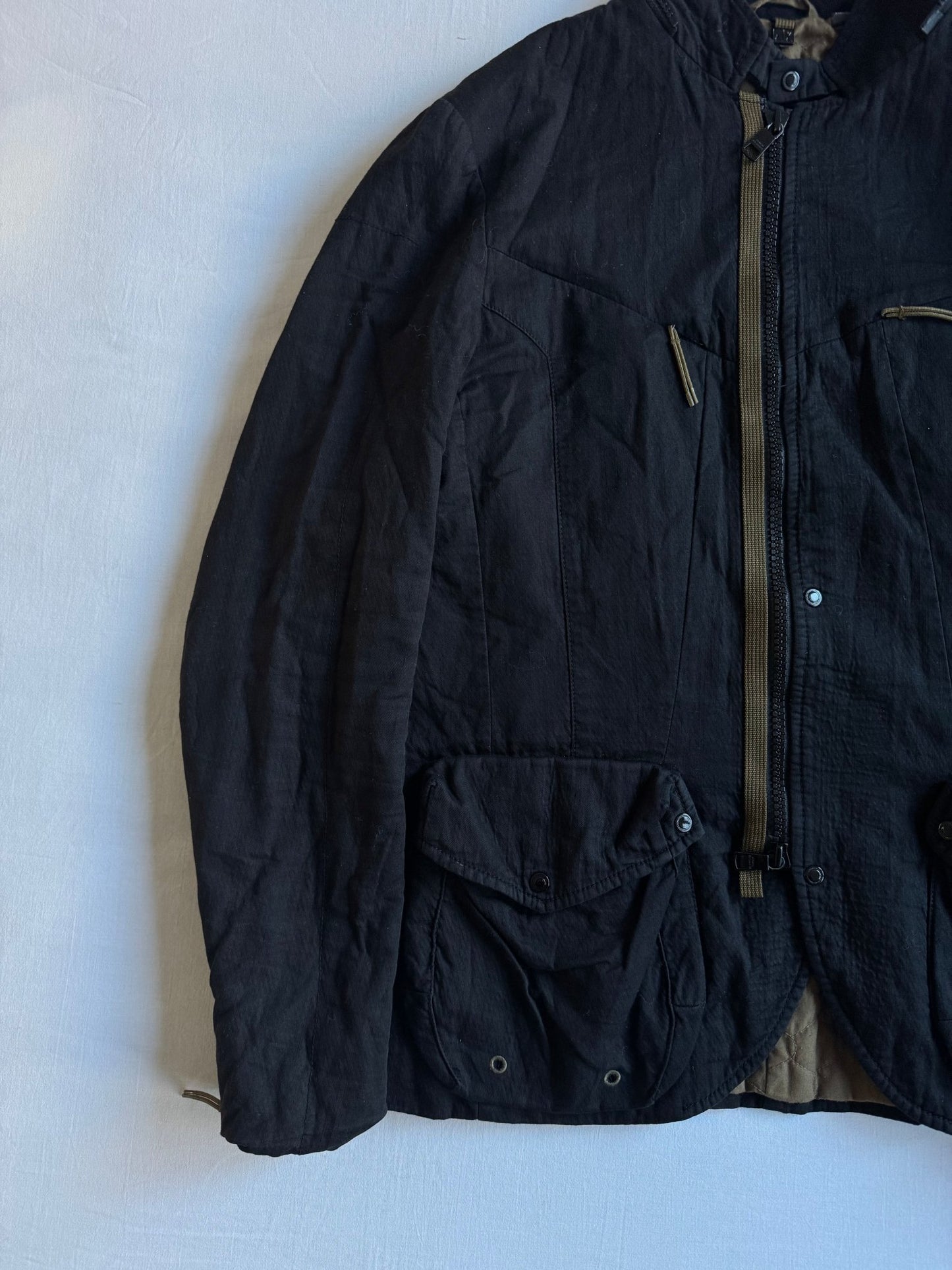🥷 Utility Jacket Y2K Asimetrică pentru Bărbați Armani Exchange – M (Fitted) - anbracaminte