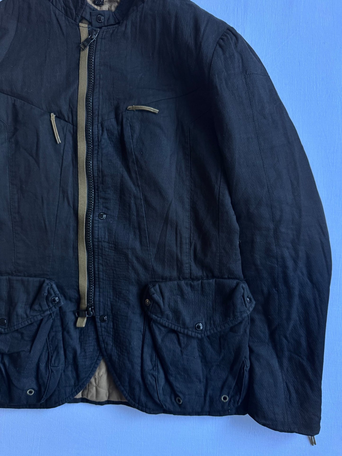 🥷 Utility Jacket Y2K Asimetrică pentru Bărbați Armani Exchange – M (Fitted) - anbracaminte