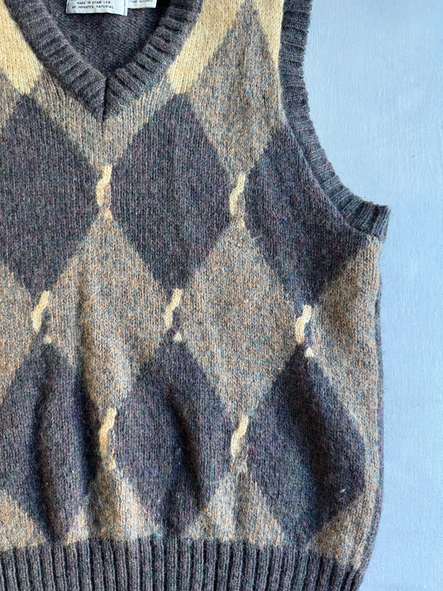 🧶 Vestă Tricotată McGregor Anii ’80 (Mărime M) - anbracaminte