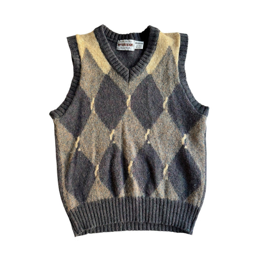 🧶 Vestă Tricotată McGregor Anii ’80 (Mărime M) - anbracaminte