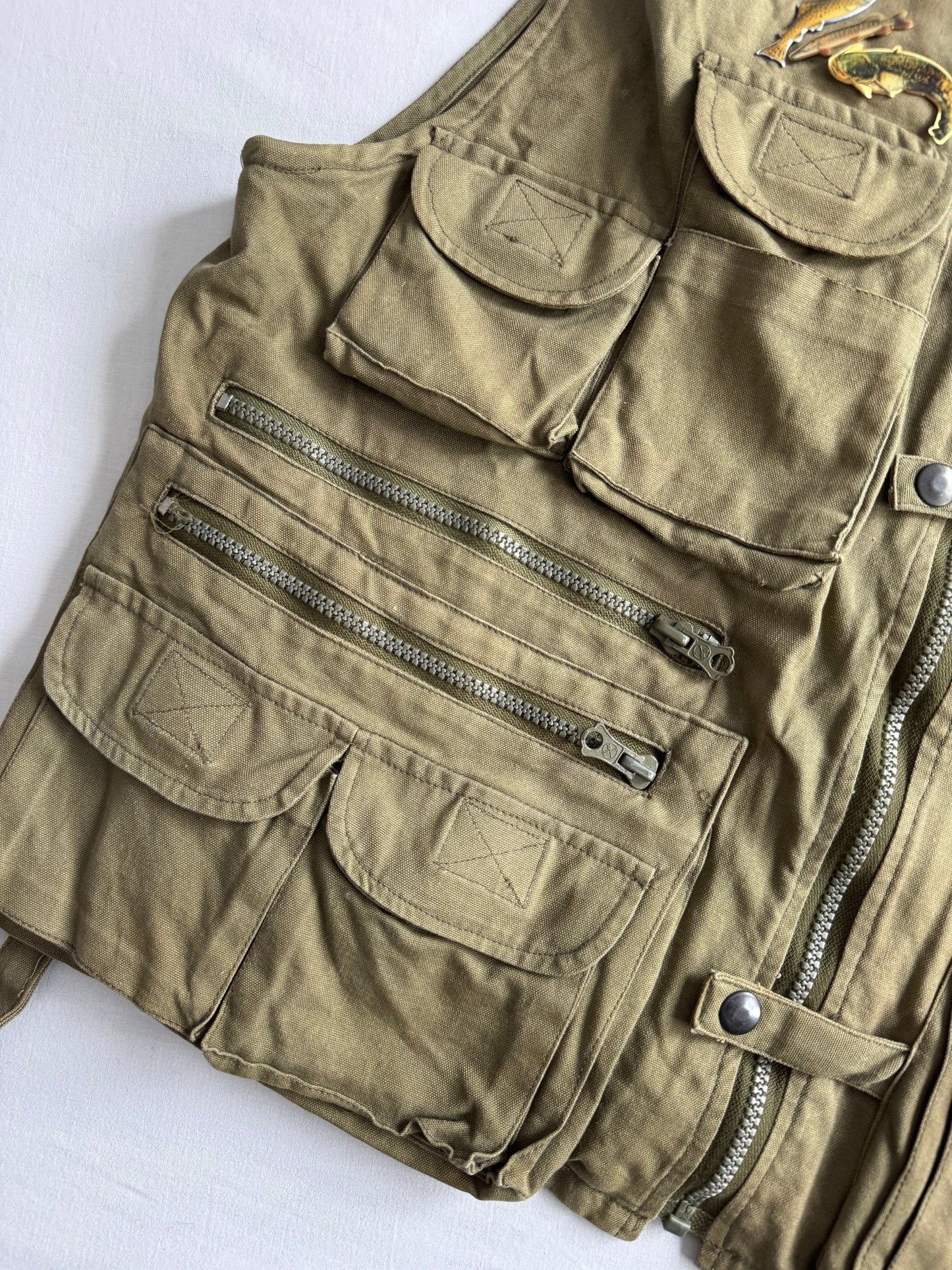 Vestă Vintage de Pescuit – Mărime L Bărbați - anbracaminte