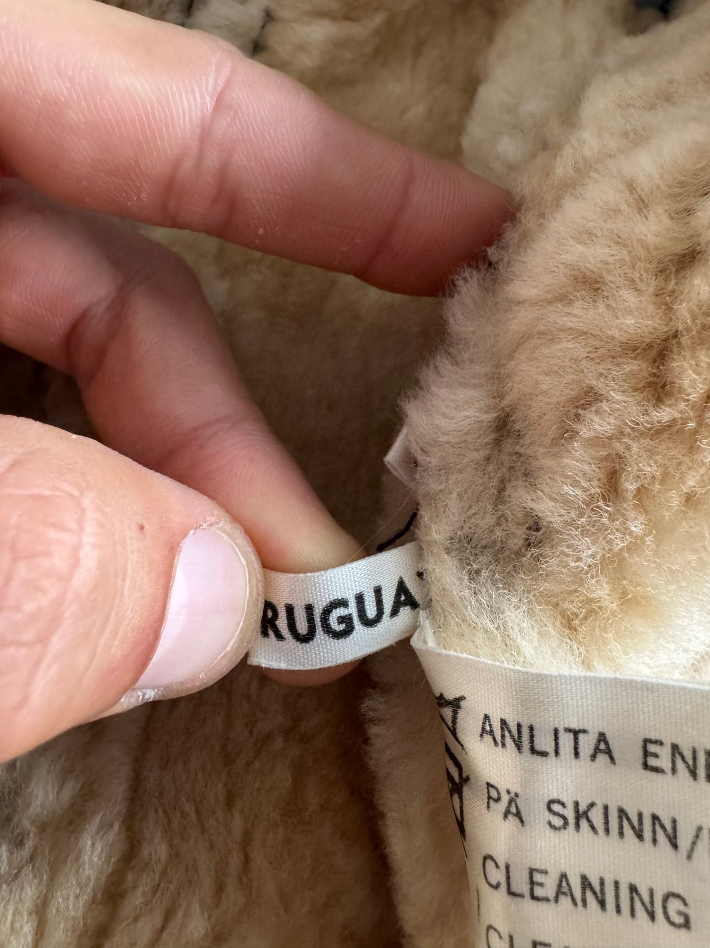 🐑 Vestă vintage din piele cu căptușeală din blană naturală / Maro (Mărimea 52 - L/XL) - anbracaminte