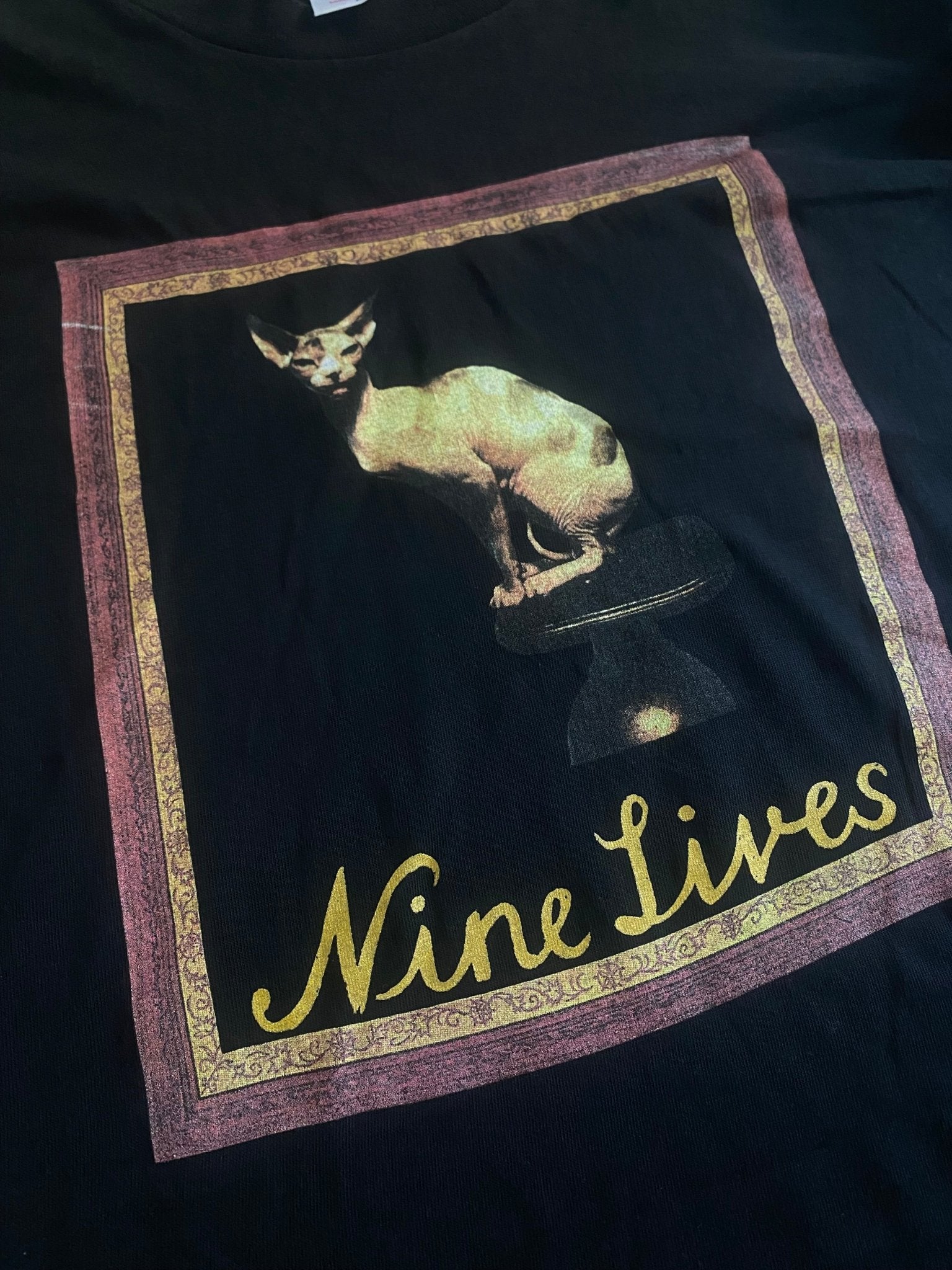 Vintage 1996 Aerosmith Nine Lives Album Band Shirt - anbracaminte