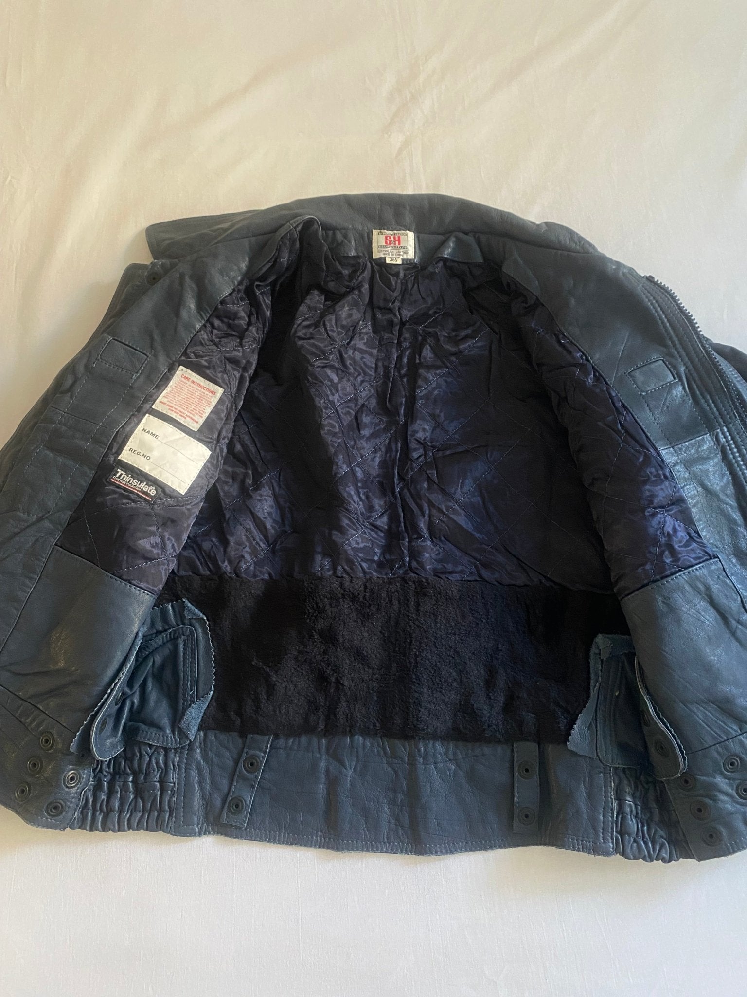 Vintage Australian Police Leather Jacket - anbracaminte