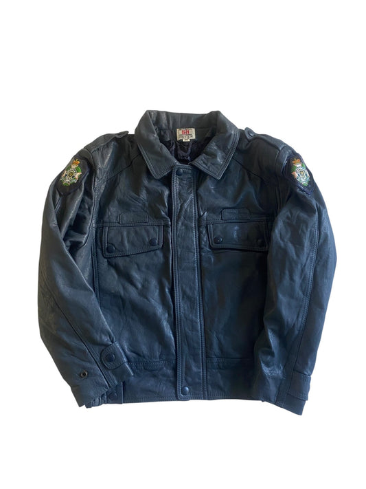 Vintage Australian Police Leather Jacket - anbracaminte