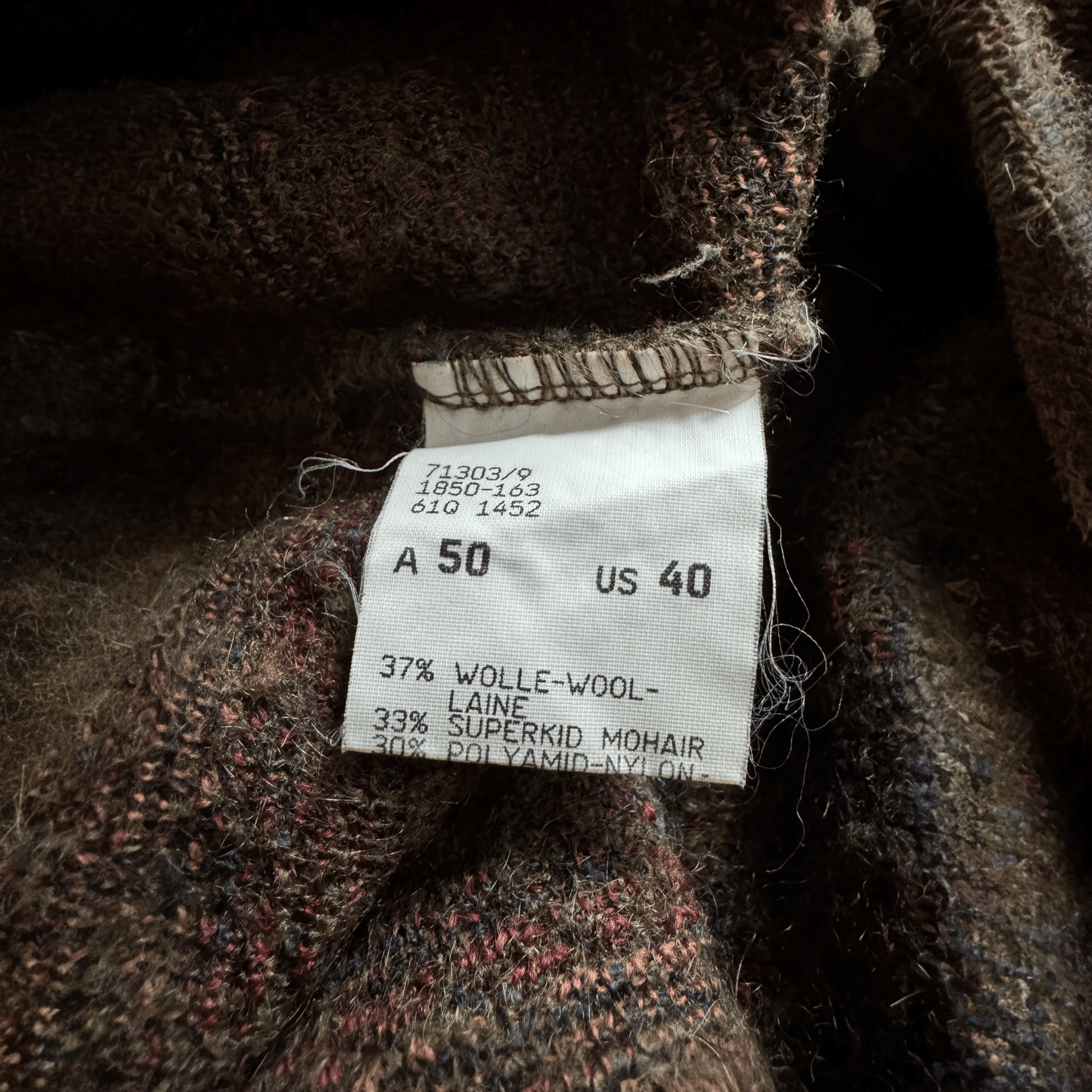 🐐 Vintage Bogner Jumper – Made in Western Germany – Men’s L – Wool & Super Kid Mohair Blend - anbracaminte