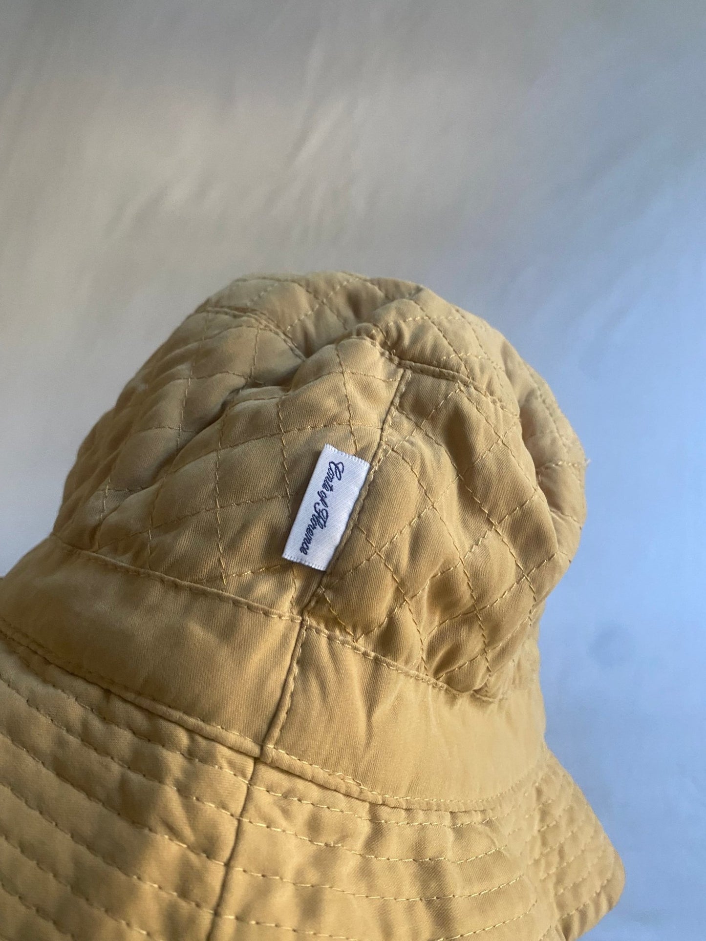 Vintage Conte of Florence Quilted Bucket Hat - anbracaminte