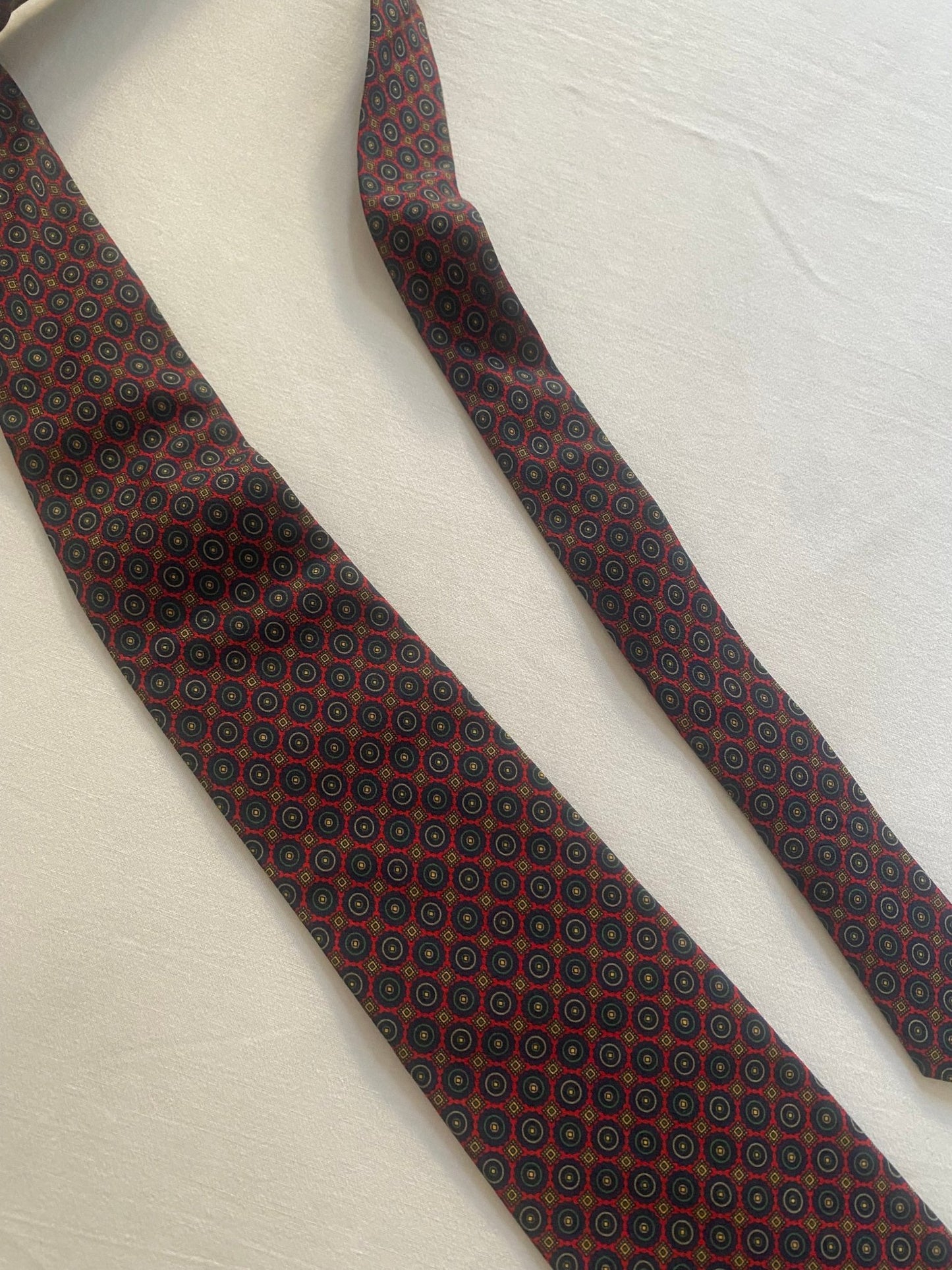 Vintage Fendi Silk Printed Tie - anbracaminte