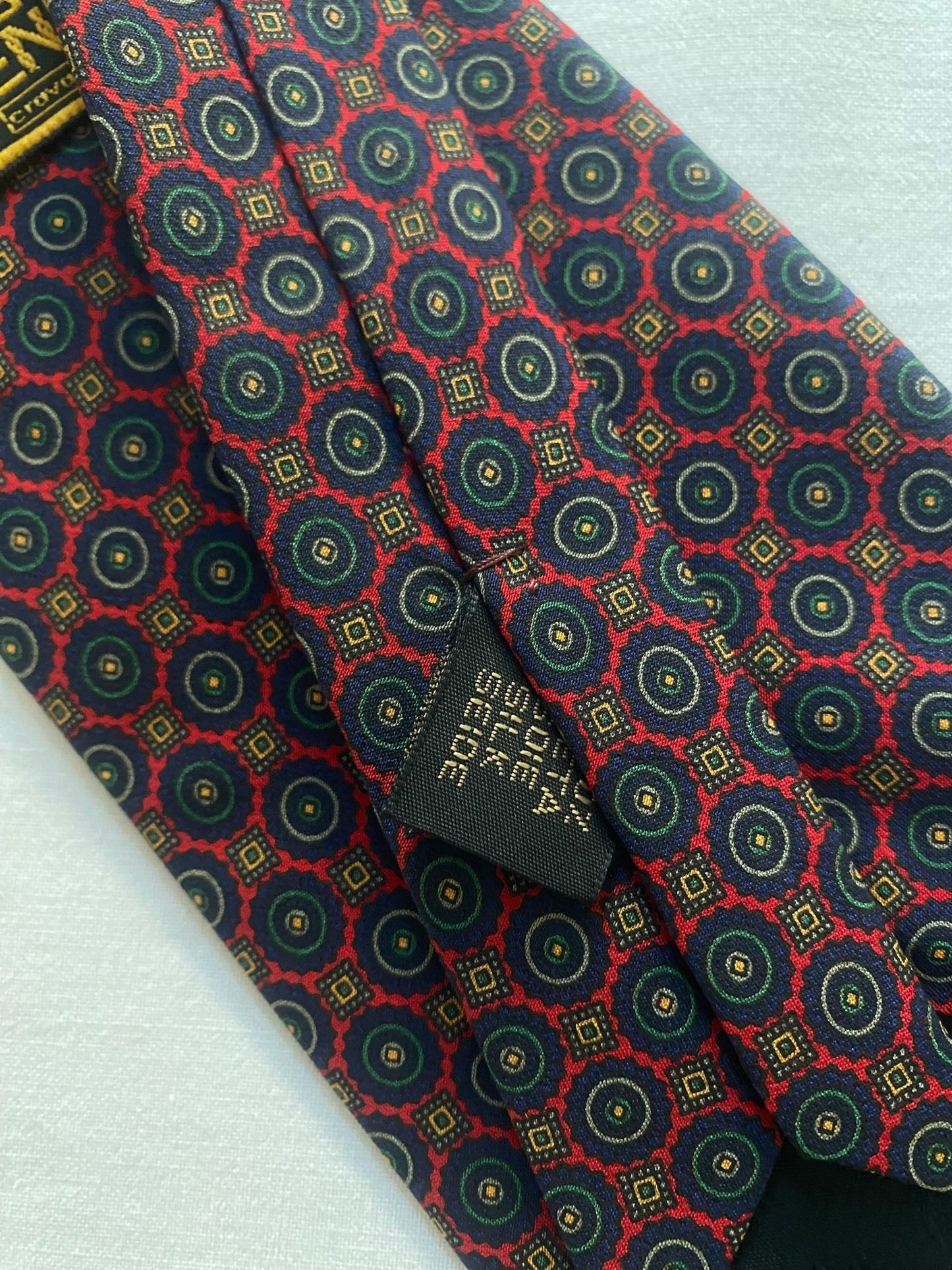 Vintage Fendi Silk Printed Tie - anbracaminte