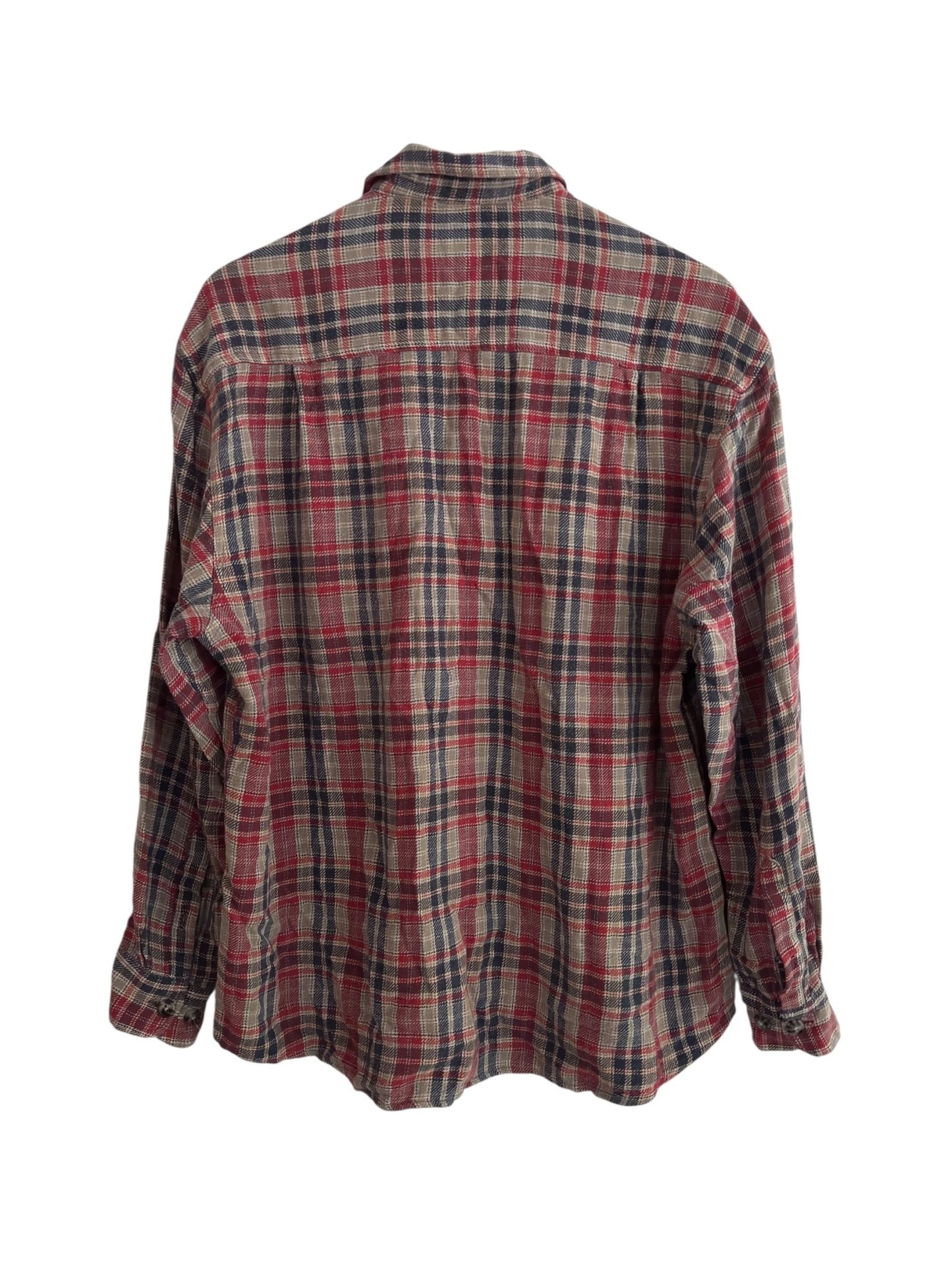 🪓 Vintage Flannel Shirt – 100% Bumbac – Size L - anbracaminte
