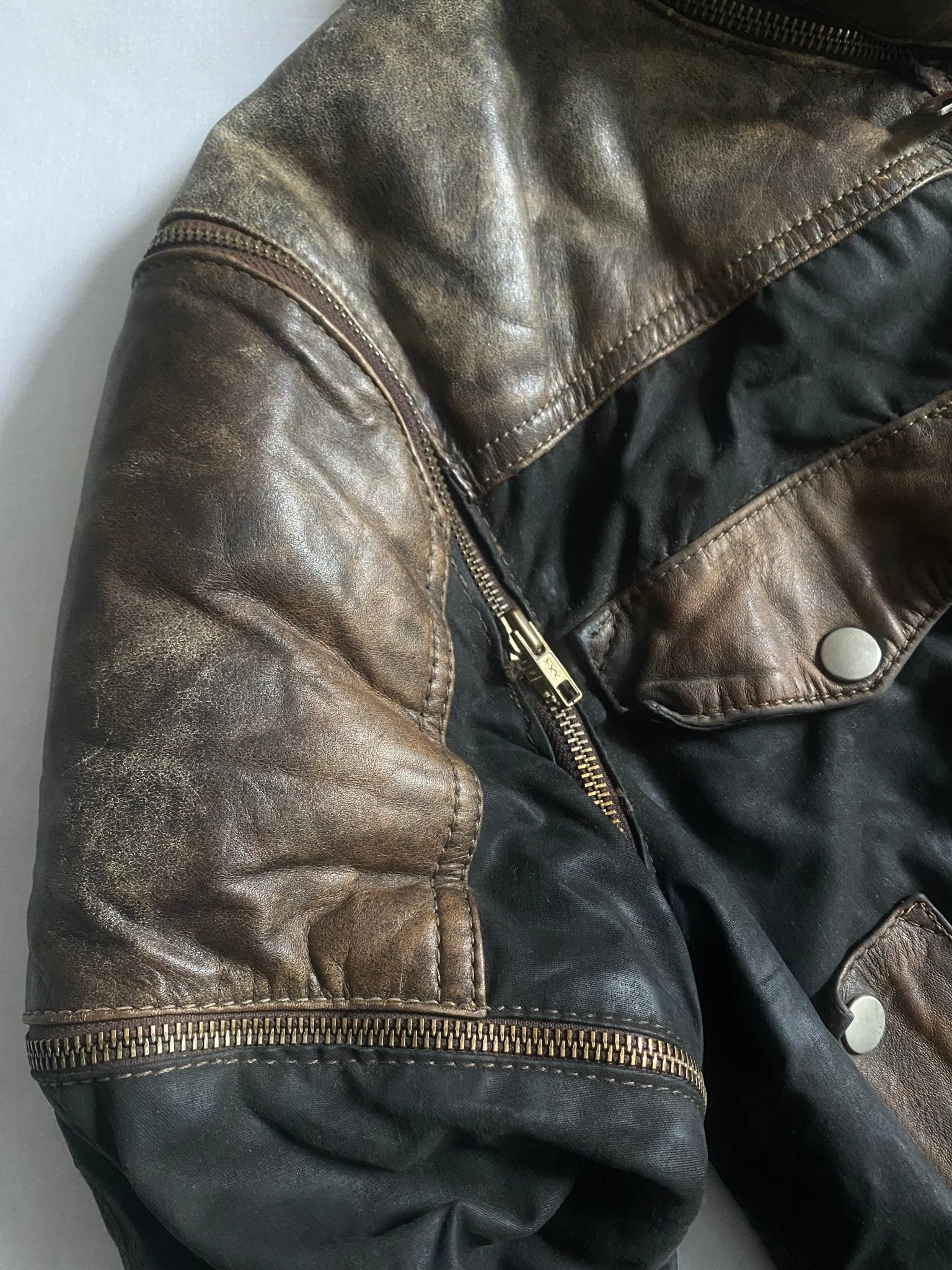 🏍️ Vintage Late 80s – Early 90s Hein Gericke Motorcycle Jacket - anbracaminte