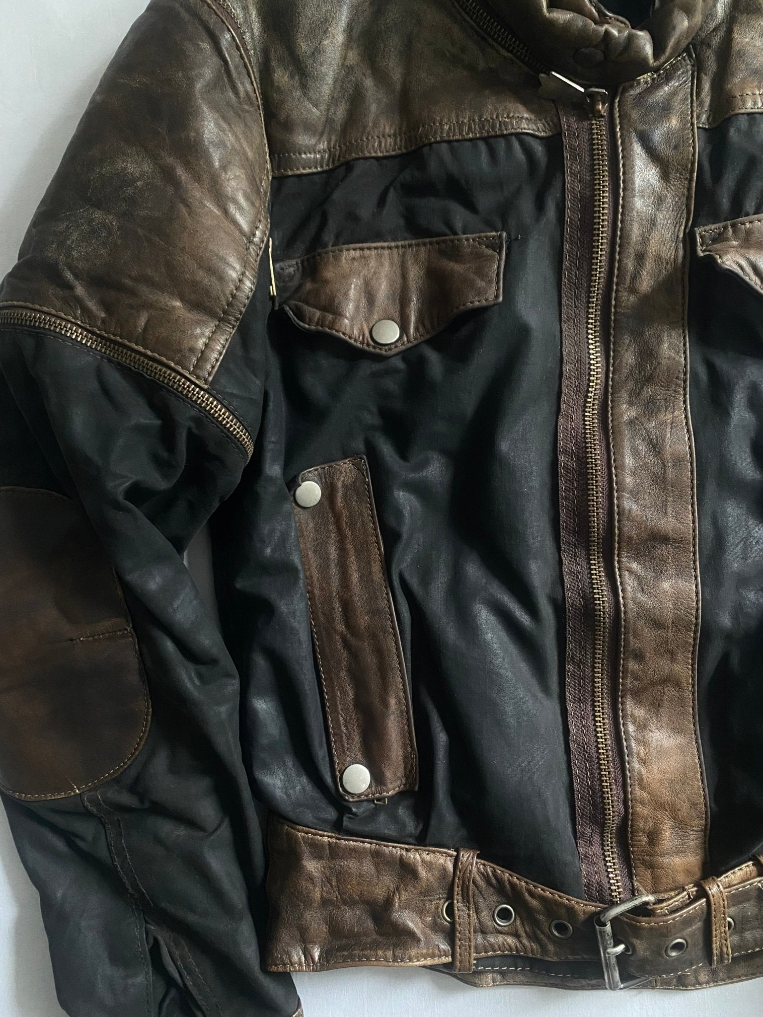 🏍️ Vintage Late 80s – Early 90s Hein Gericke Motorcycle Jacket - anbracaminte
