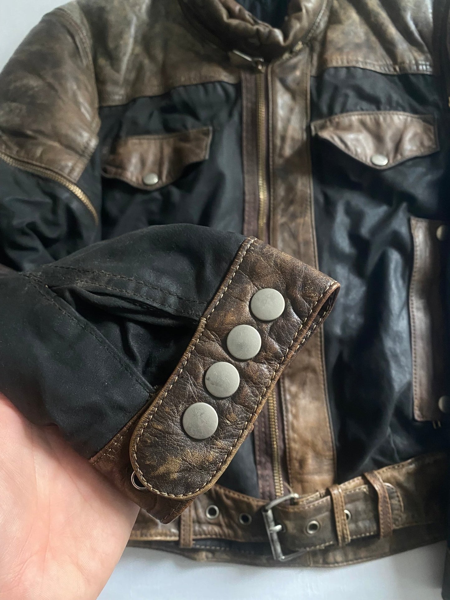 🏍️ Vintage Late 80s – Early 90s Hein Gericke Motorcycle Jacket - anbracaminte