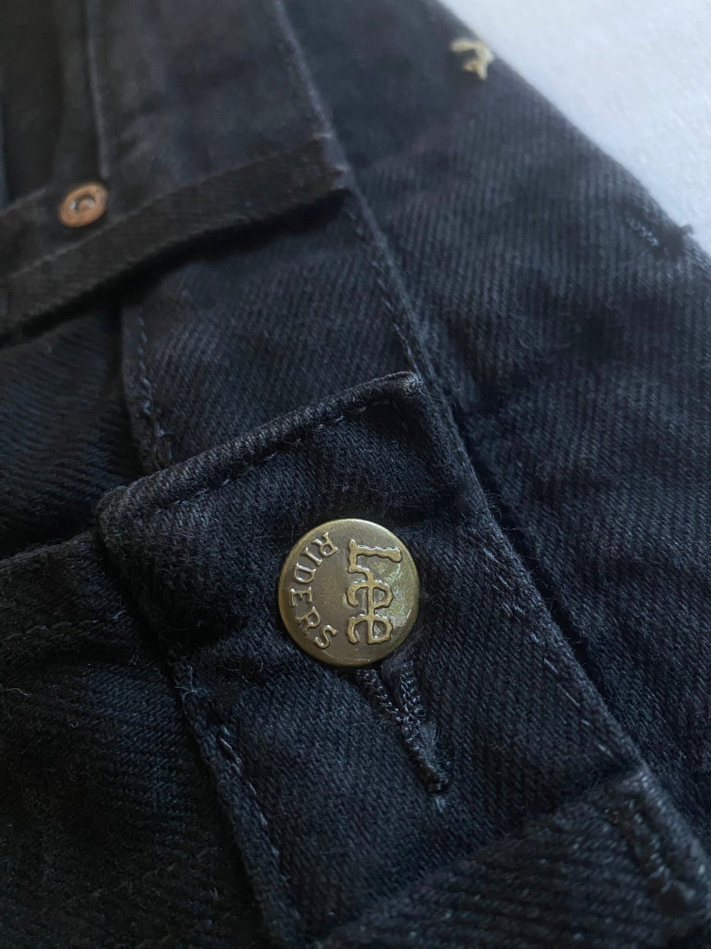 Vintage Lee Black Chicago Jeans - anbracaminte