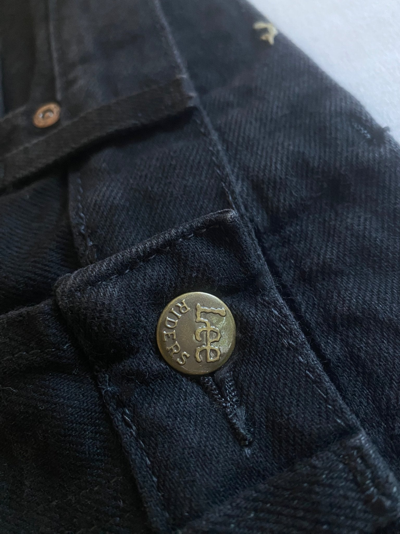 Vintage Lee Black Chicago Jeans - anbracaminte