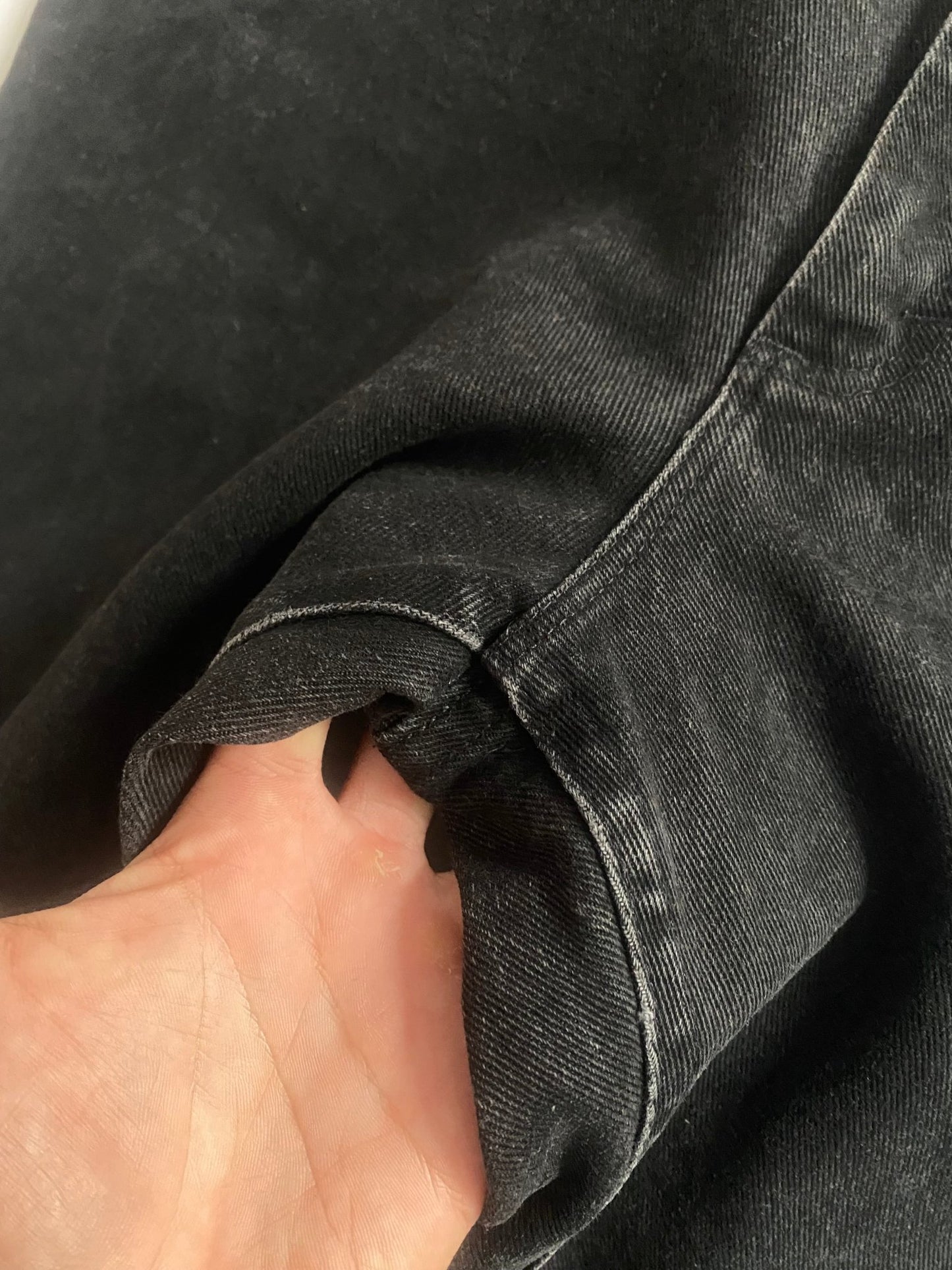 Vintage Lee Black Washed Jeans – Made in USA – W34 L32 - anbracaminte