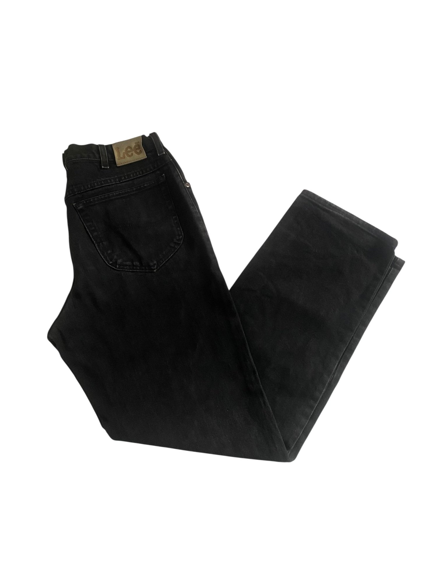 Vintage Lee Black Washed Jeans – Made in USA – W34 L32 - anbracaminte