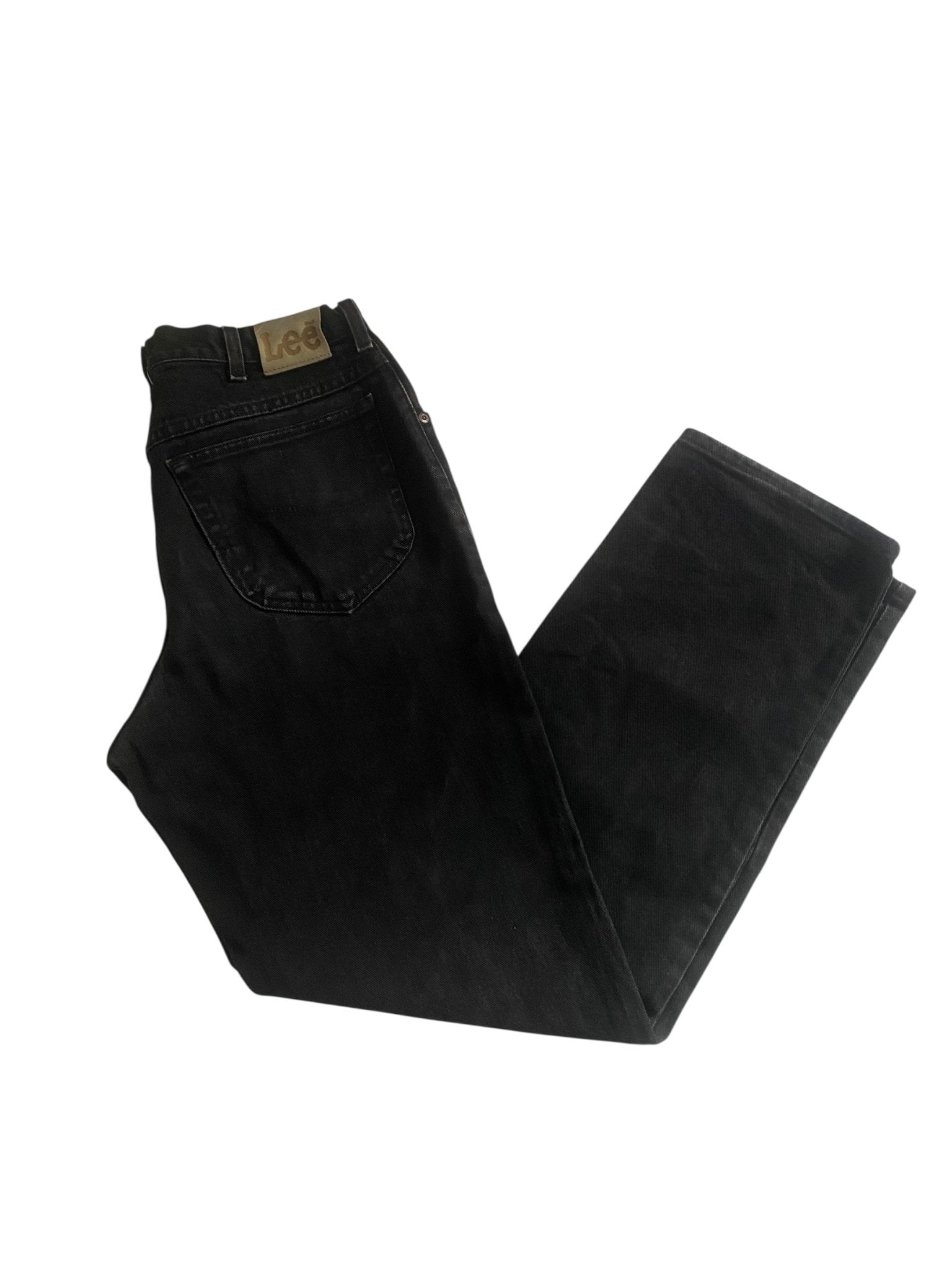 Vintage Lee Black Washed Jeans – Made in USA – W34 L32 - anbracaminte