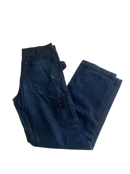 🔨 Vintage Lee Dark Blue Denim Carpenter Jeans - anbracaminte