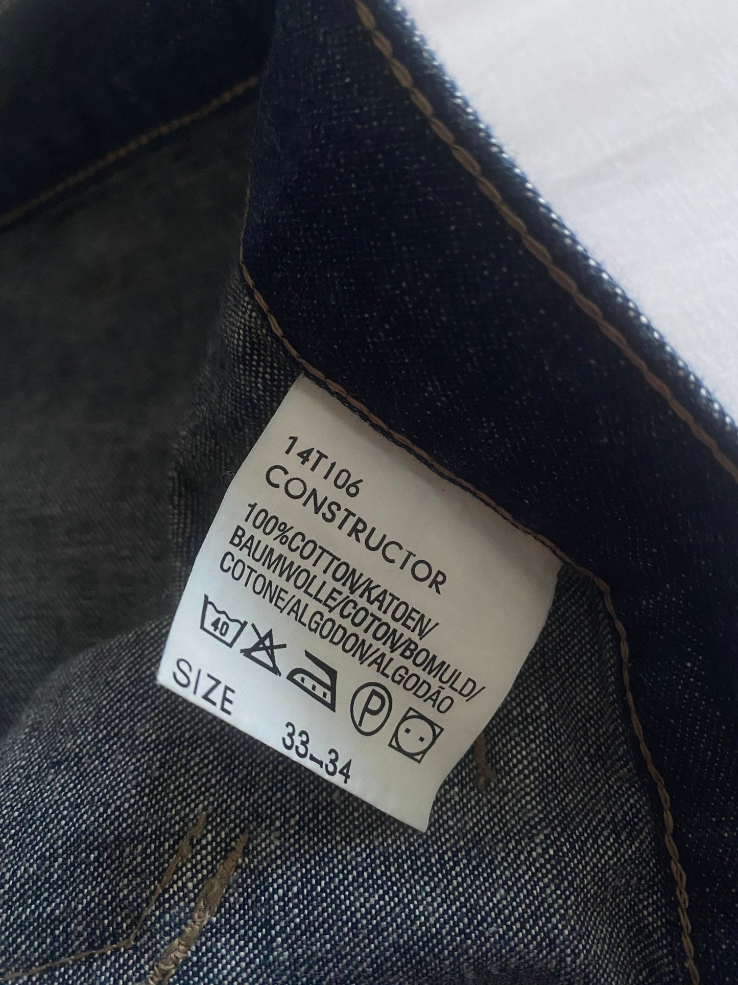 🔨 Vintage Lee Dark Blue Denim Carpenter Jeans - anbracaminte