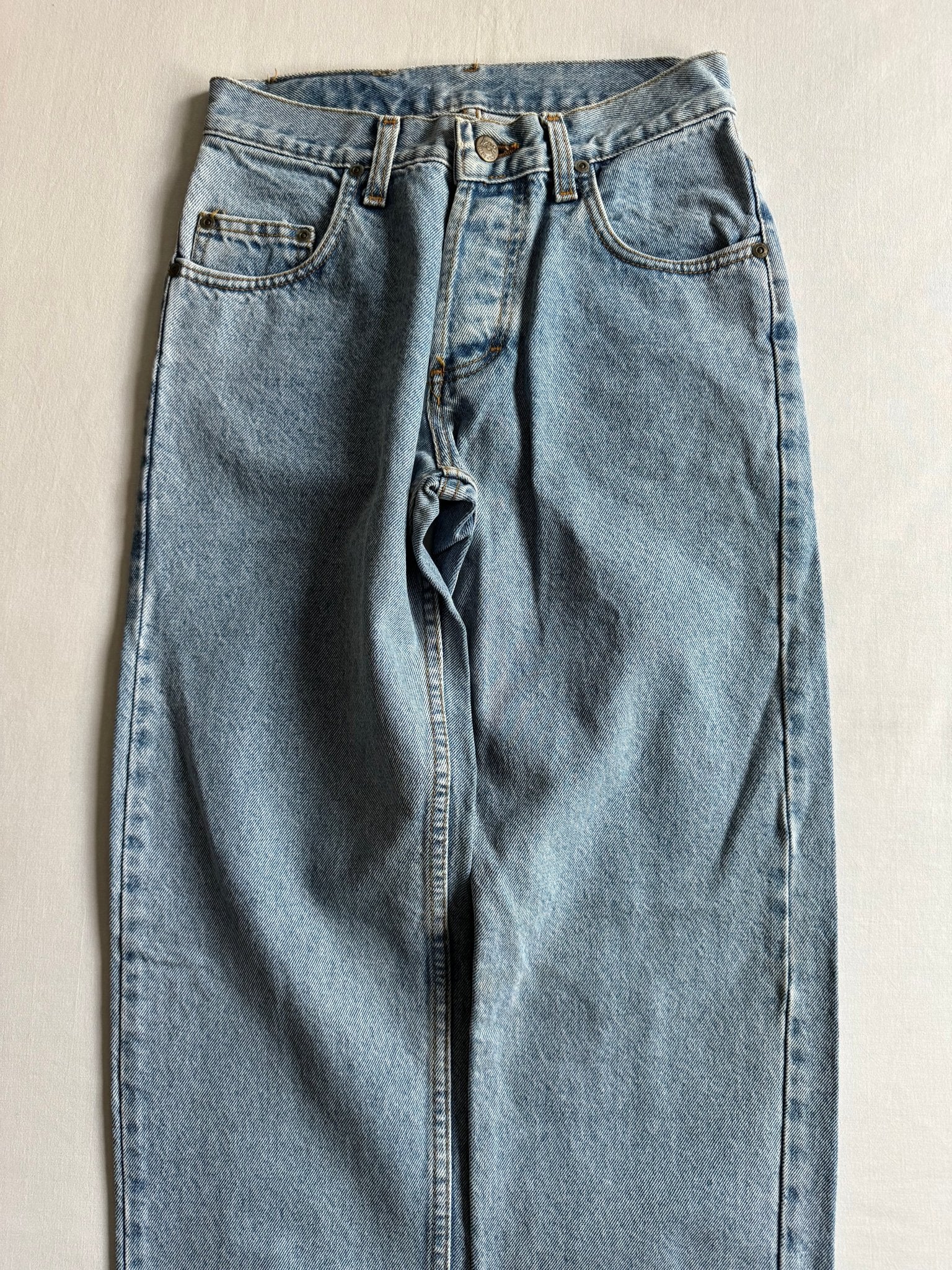 👖 Vintage Lee Light Wash Chicago Jeans – W27 L32 (Straight Fit) - anbracaminte