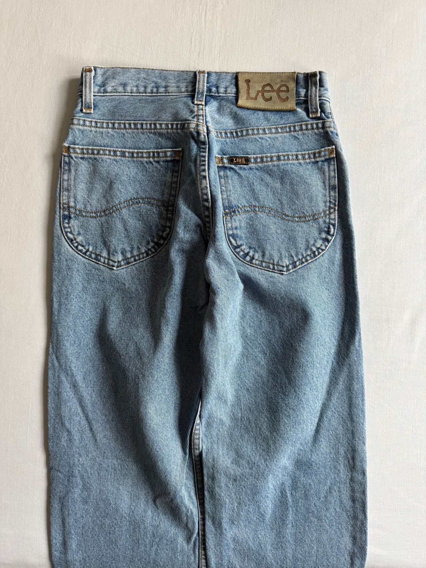 👖 Vintage Lee Light Wash Chicago Jeans – W27 L32 (Straight Fit) - anbracaminte