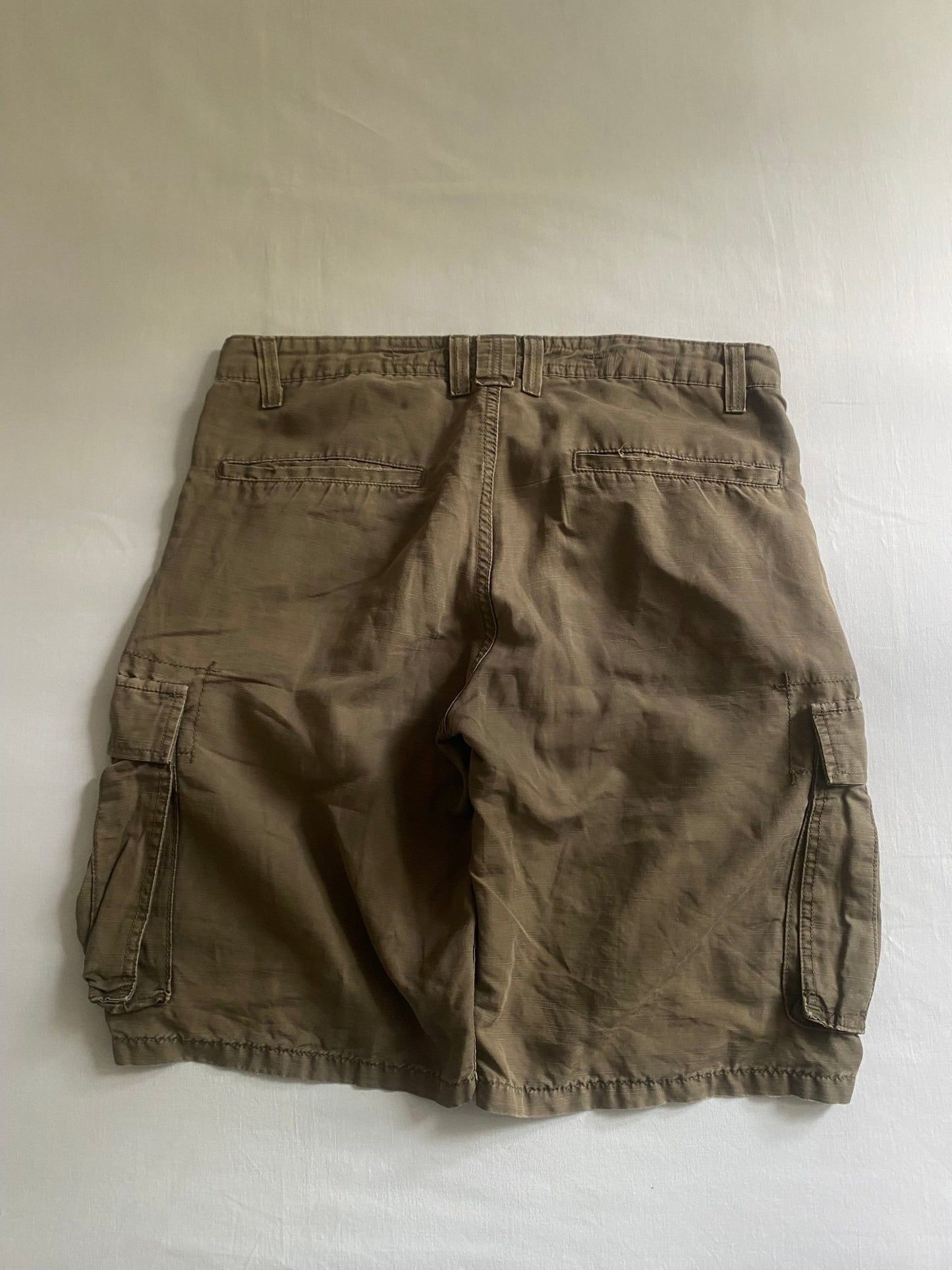 🩳 Vintage Lee Military Green Cargo Shorts - anbracaminte