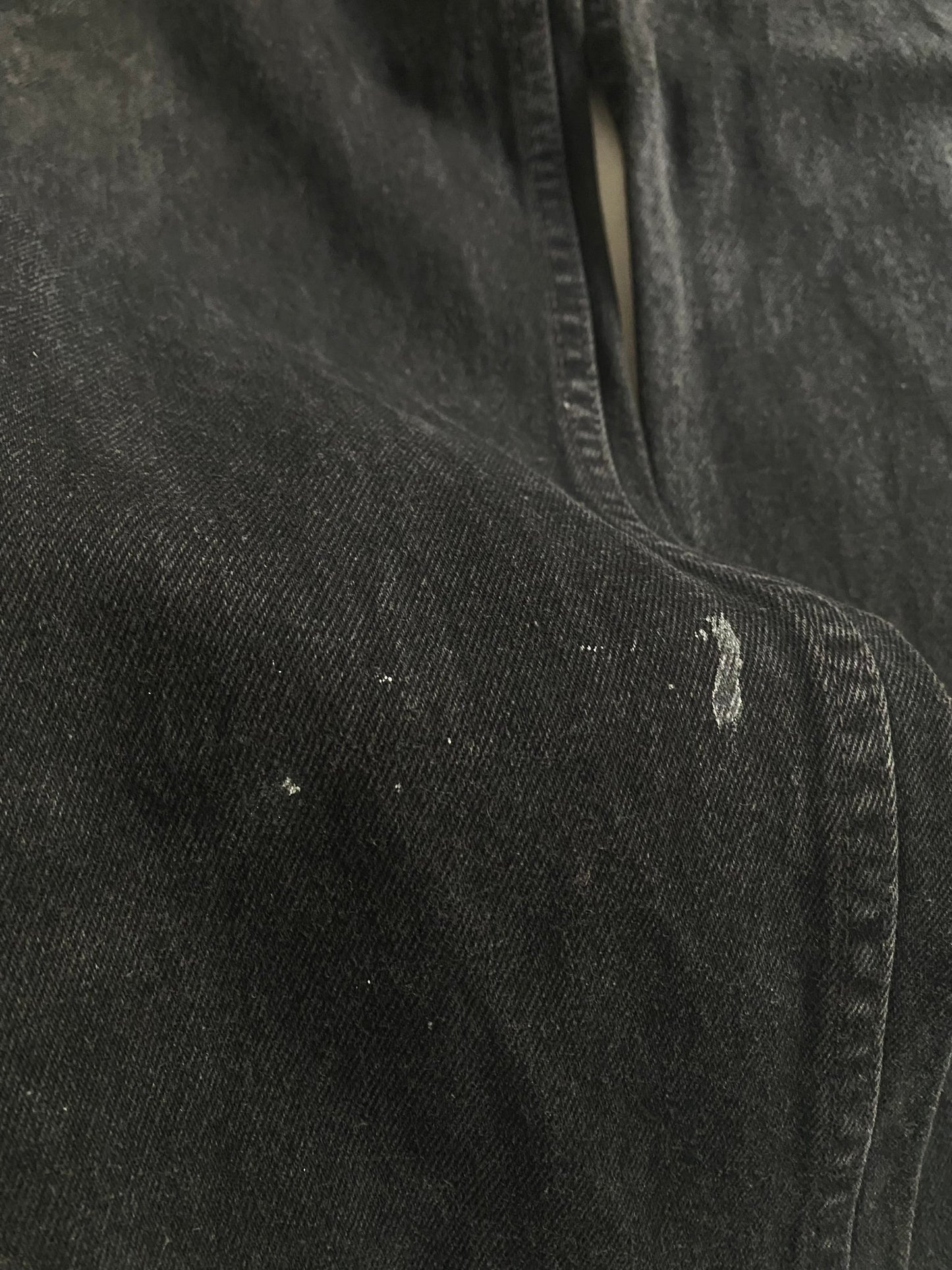 Vintage Levi’s 505 Black Washed Jeans – Orange Tab – Made in USA 1997 - anbracaminte