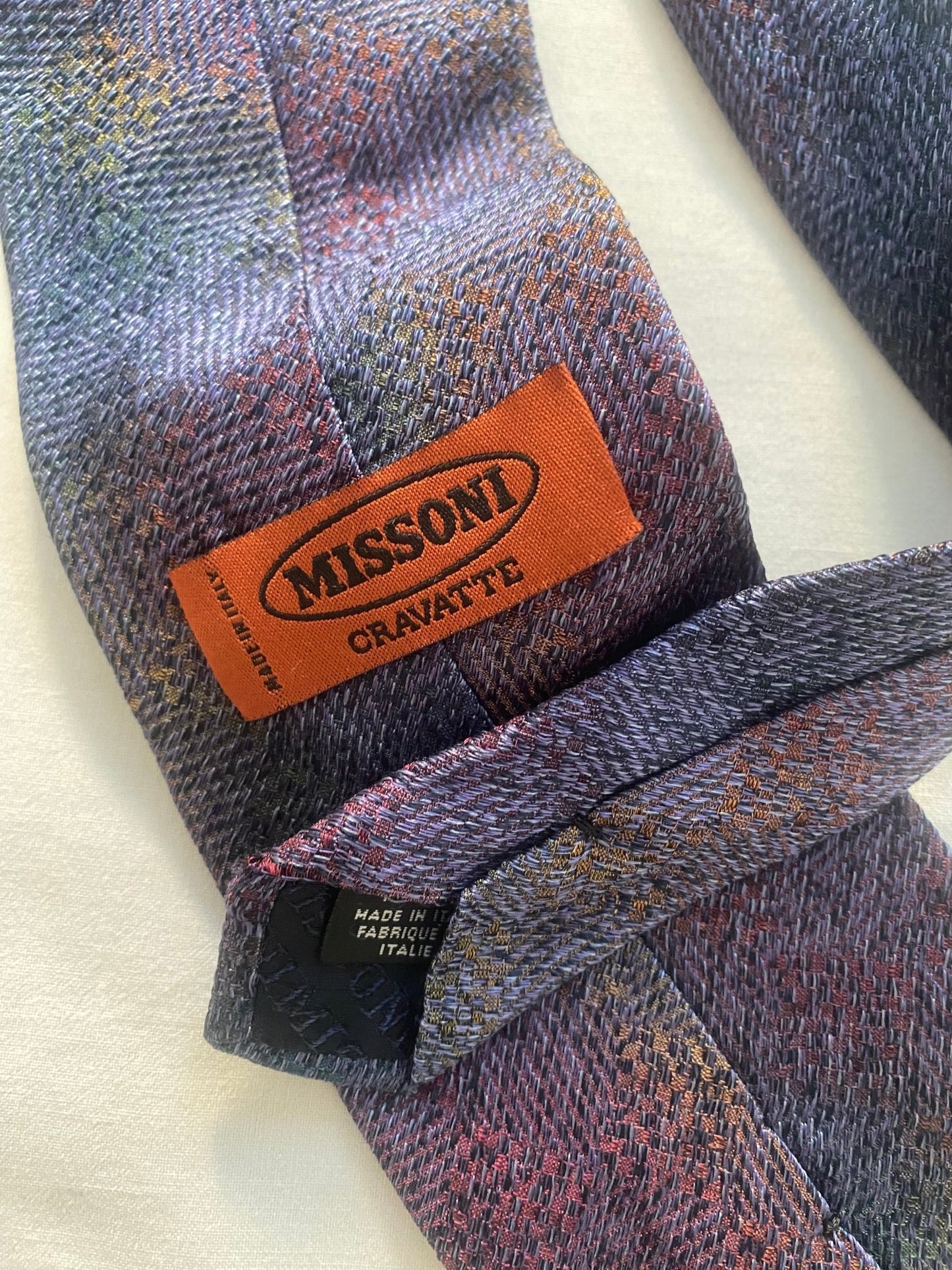 Vintage Missoni Printed Tie - anbracaminte