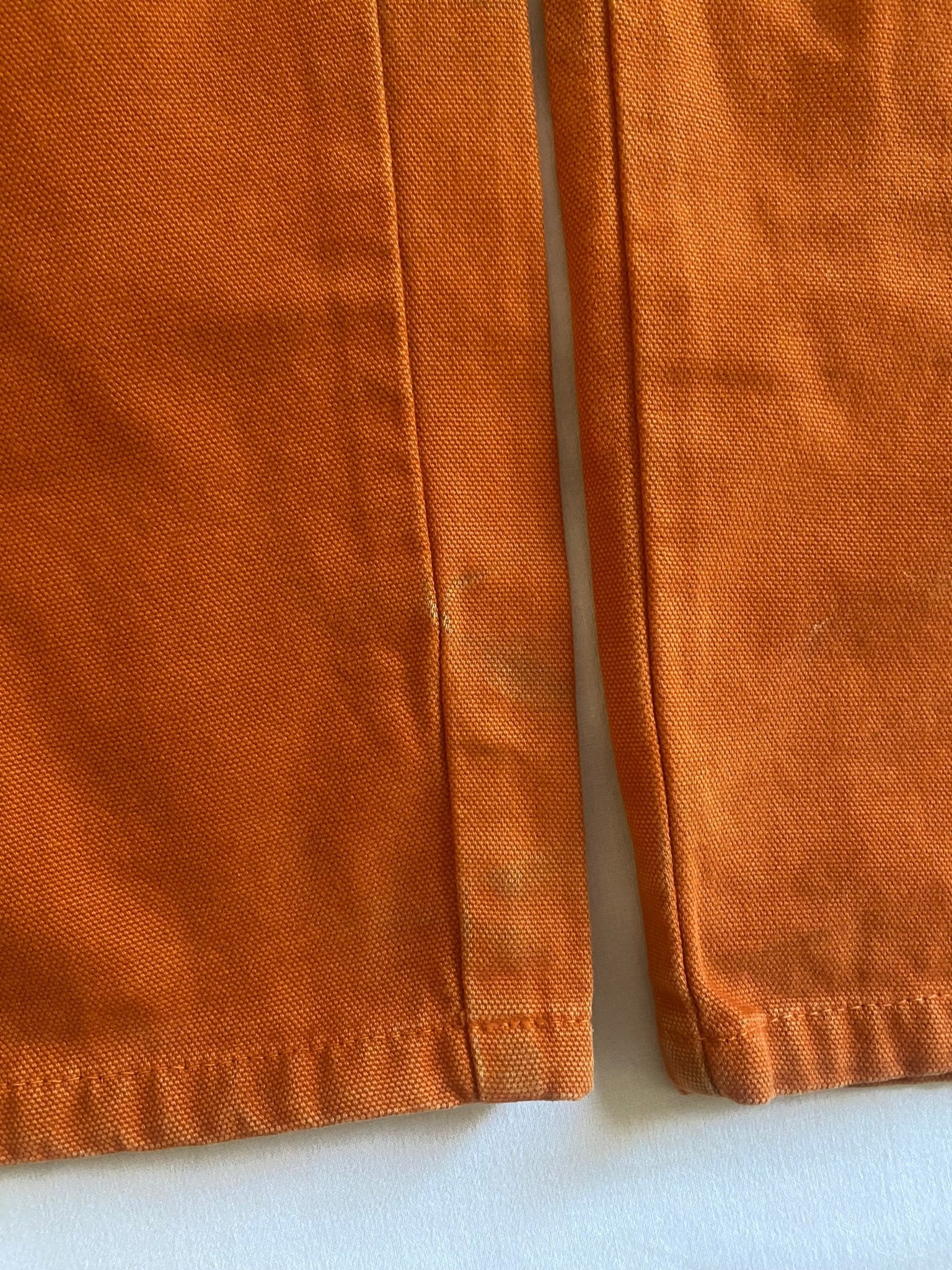 Vintage Murphy Nye Heavy Cotton Canvas Orange Sailing Trousers - anbracaminte