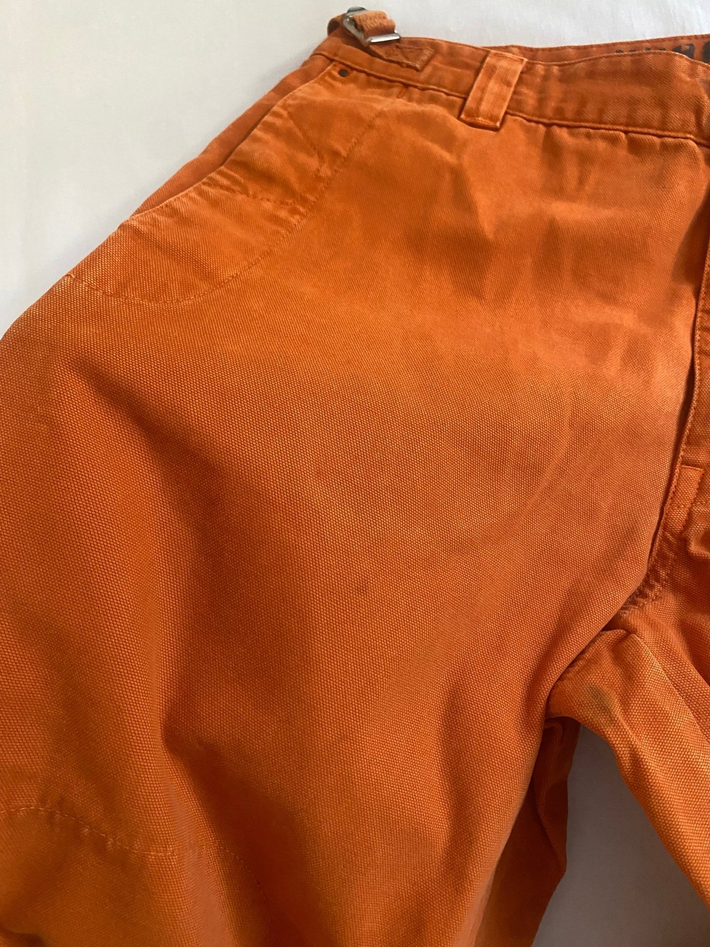 Vintage Murphy Nye Heavy Cotton Canvas Orange Sailing Trousers - anbracaminte