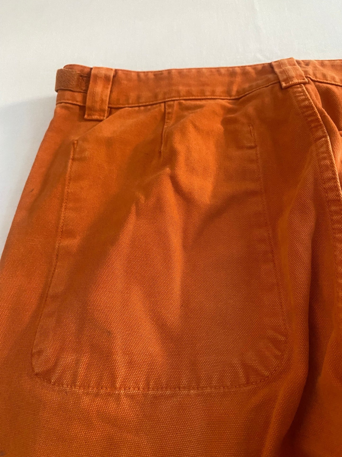 Vintage Murphy Nye Heavy Cotton Canvas Orange Sailing Trousers - anbracaminte