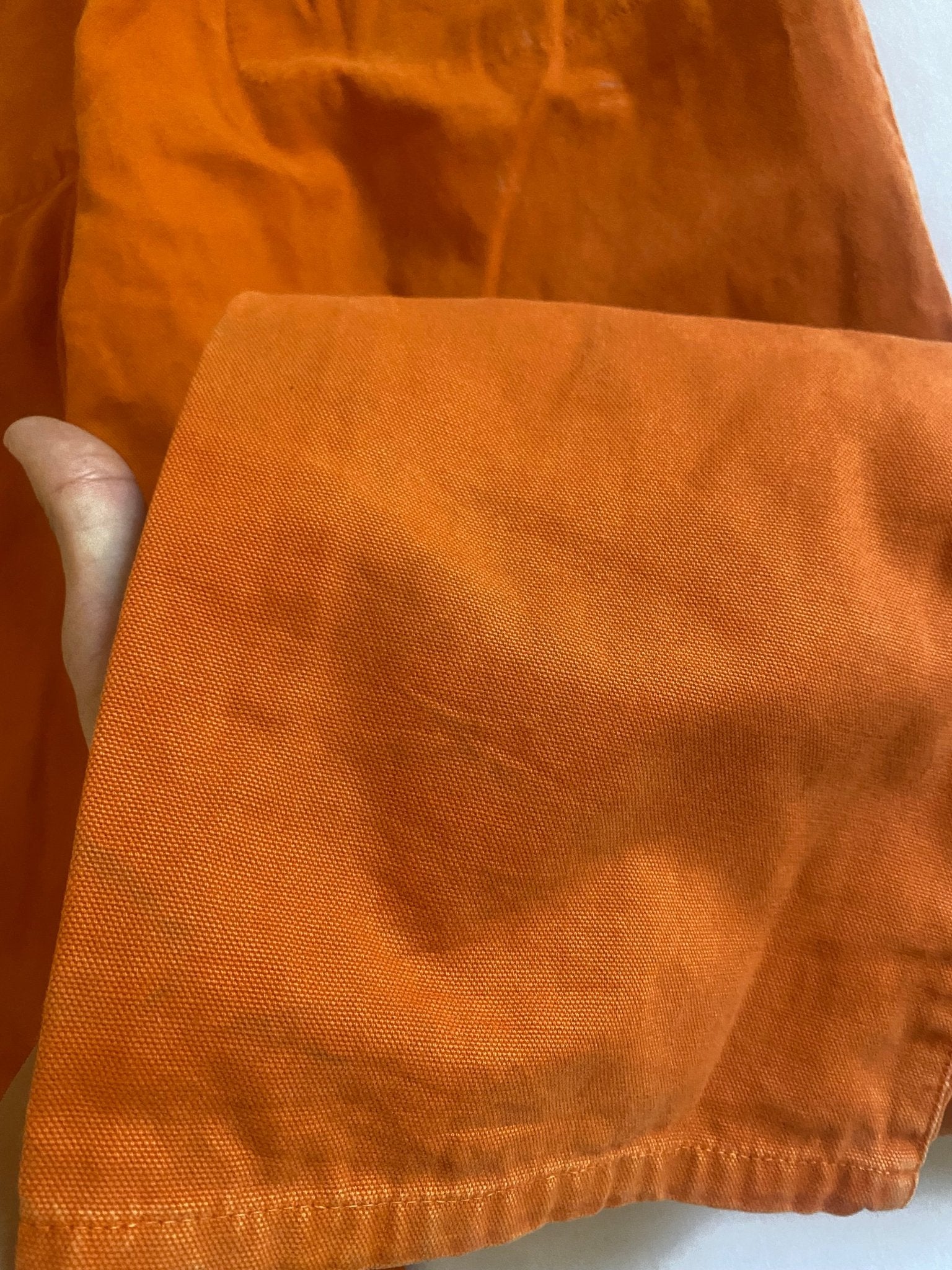 Vintage Murphy Nye Heavy Cotton Canvas Orange Sailing Trousers - anbracaminte