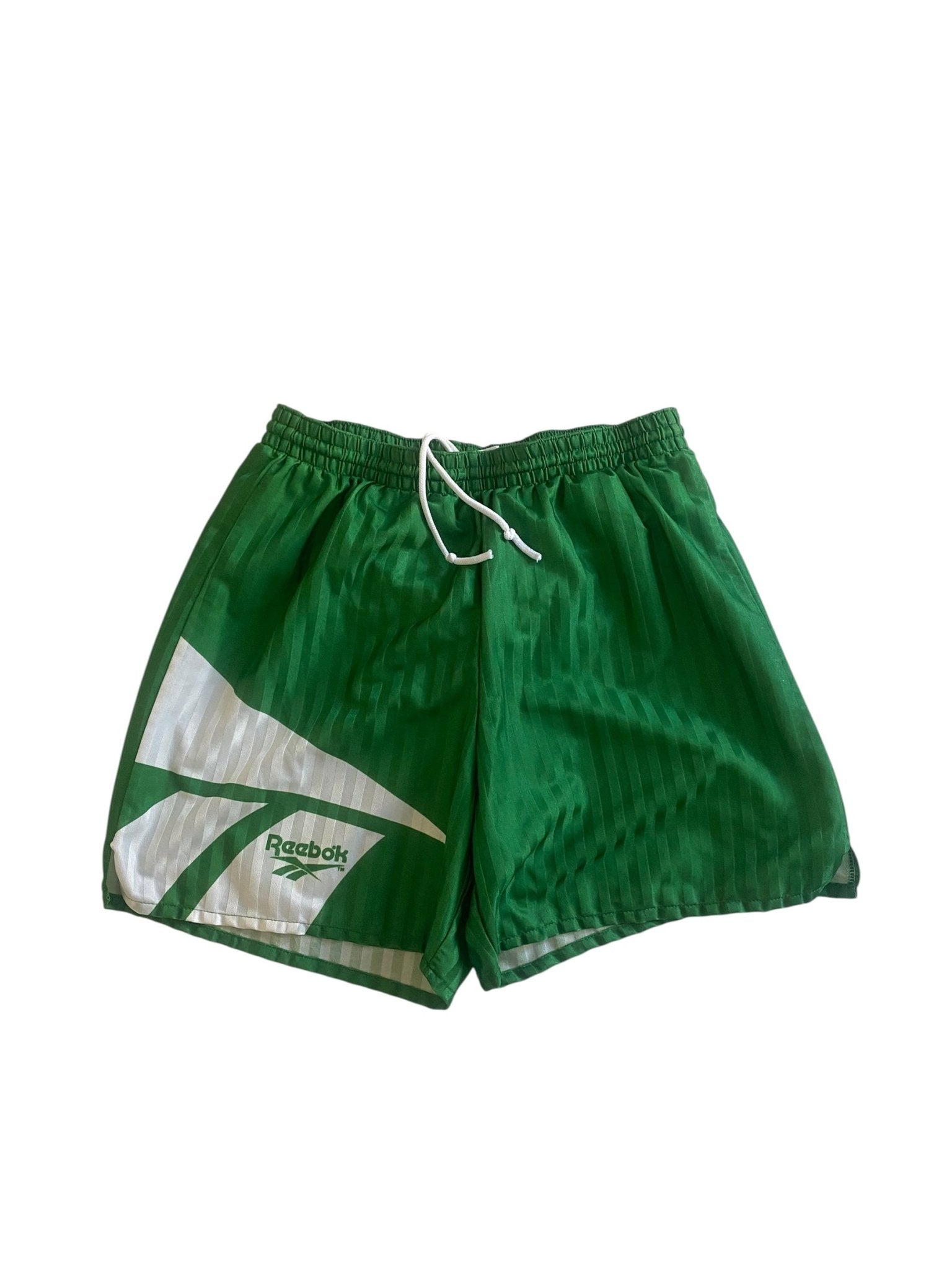 Vintage Reebok Bright Green Football Soccer Shorts - anbracaminte