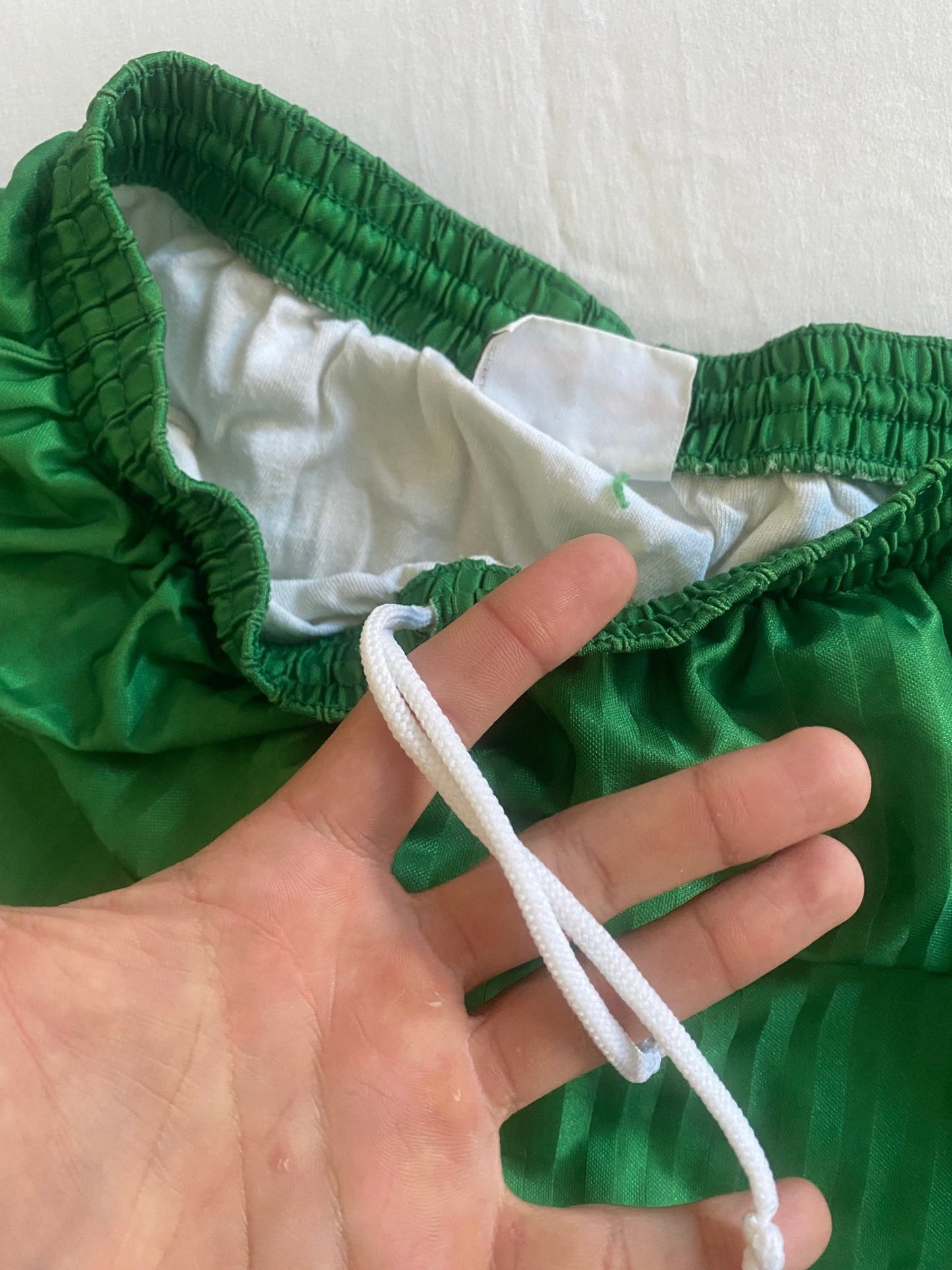Vintage Reebok Bright Green Football Soccer Shorts - anbracaminte