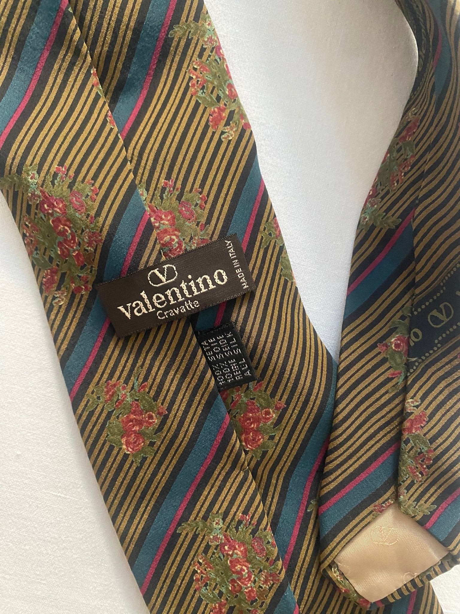 Vintage Valentino Printed Tie - anbracaminte