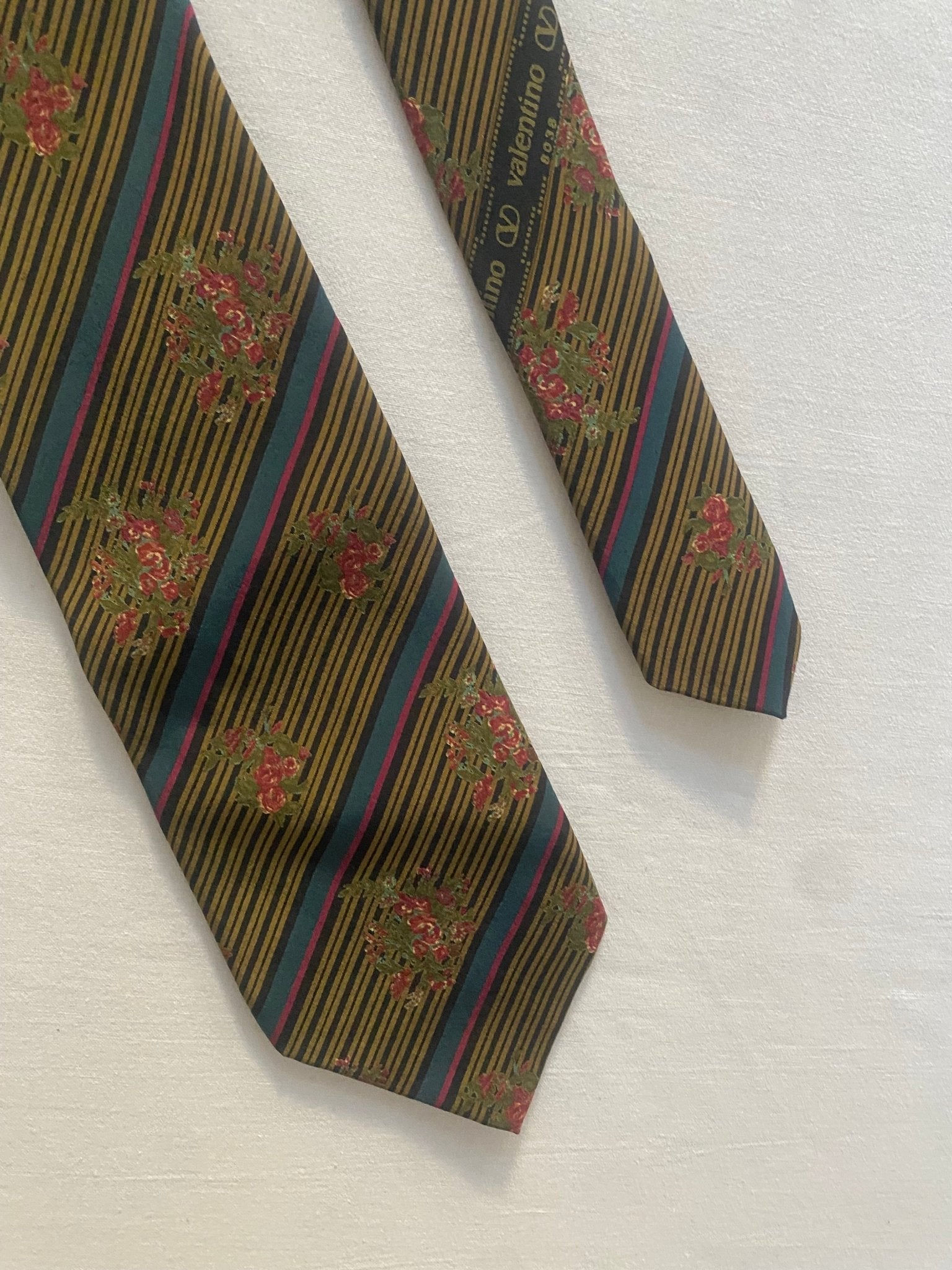 Vintage Valentino Printed Tie - anbracaminte