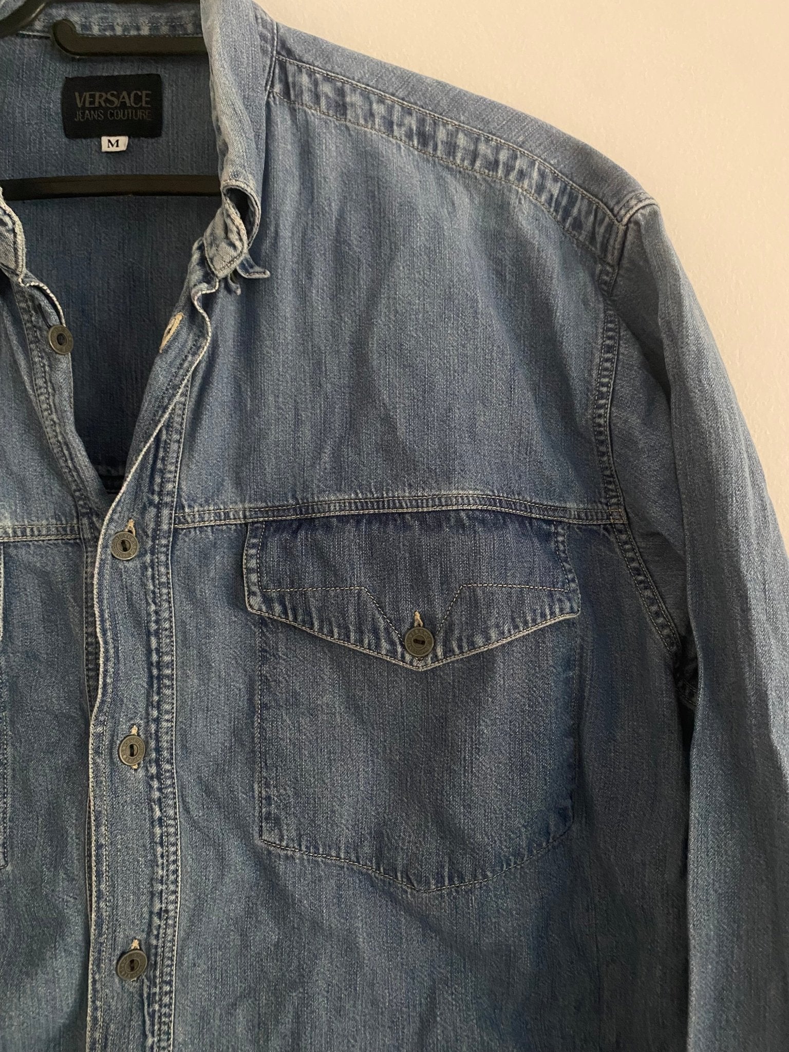 Vintage Versace Denim Shirt - anbracaminte
