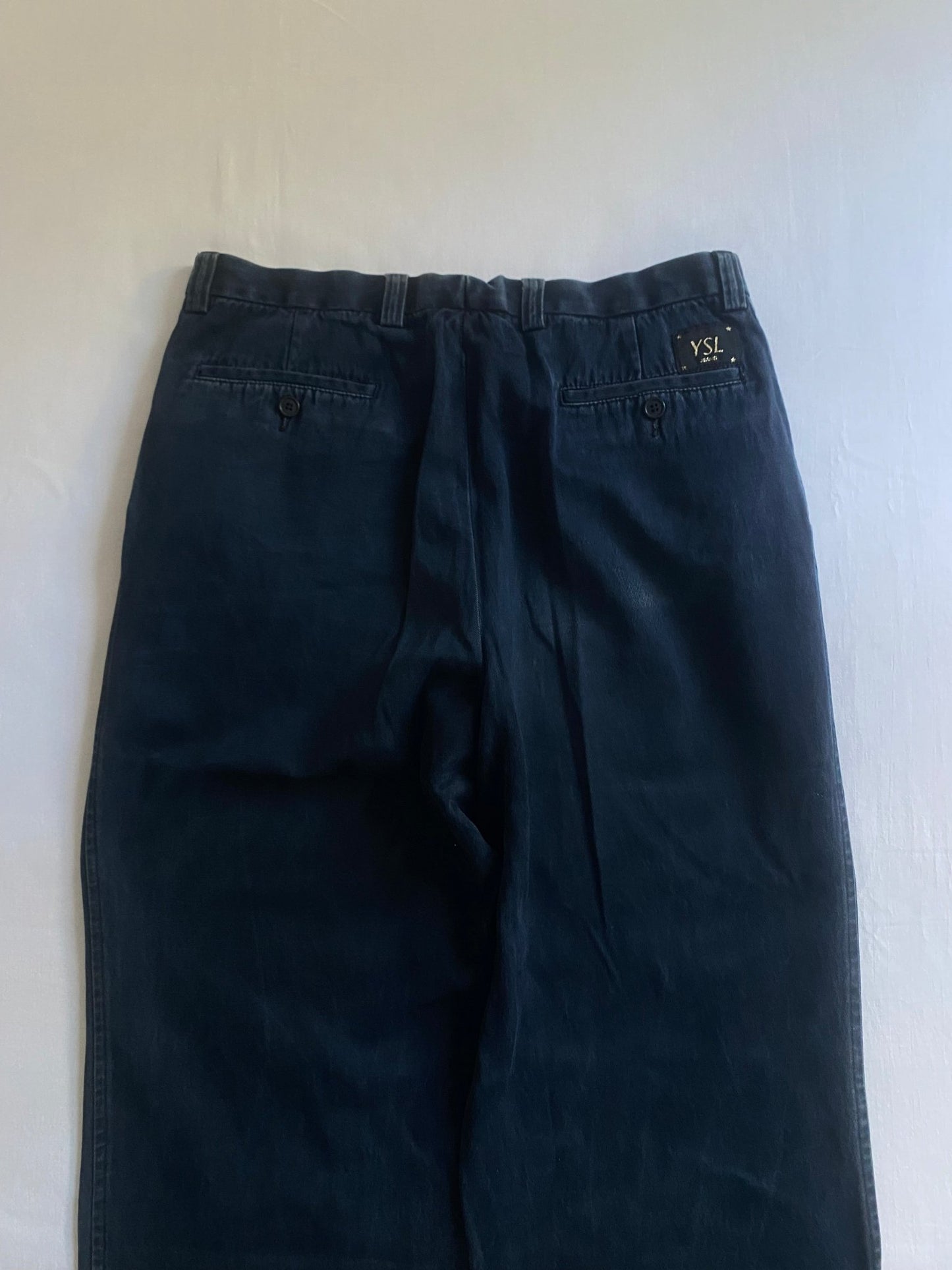 🧵 Vintage Yves Saint Laurent pantaloni slack – mărimea 50 - anbracaminte