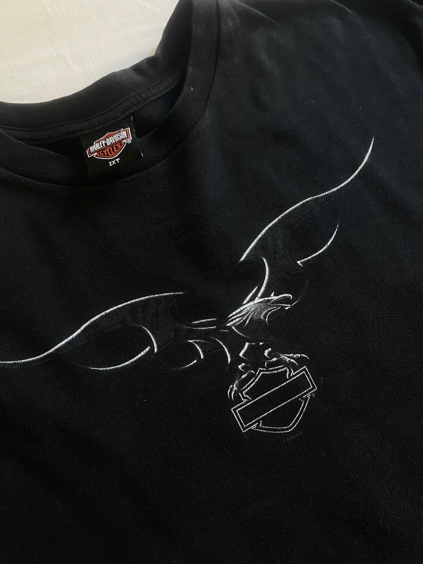 Y2K 2004 Harley Davidson Las Vegas Tee - anbracaminte
