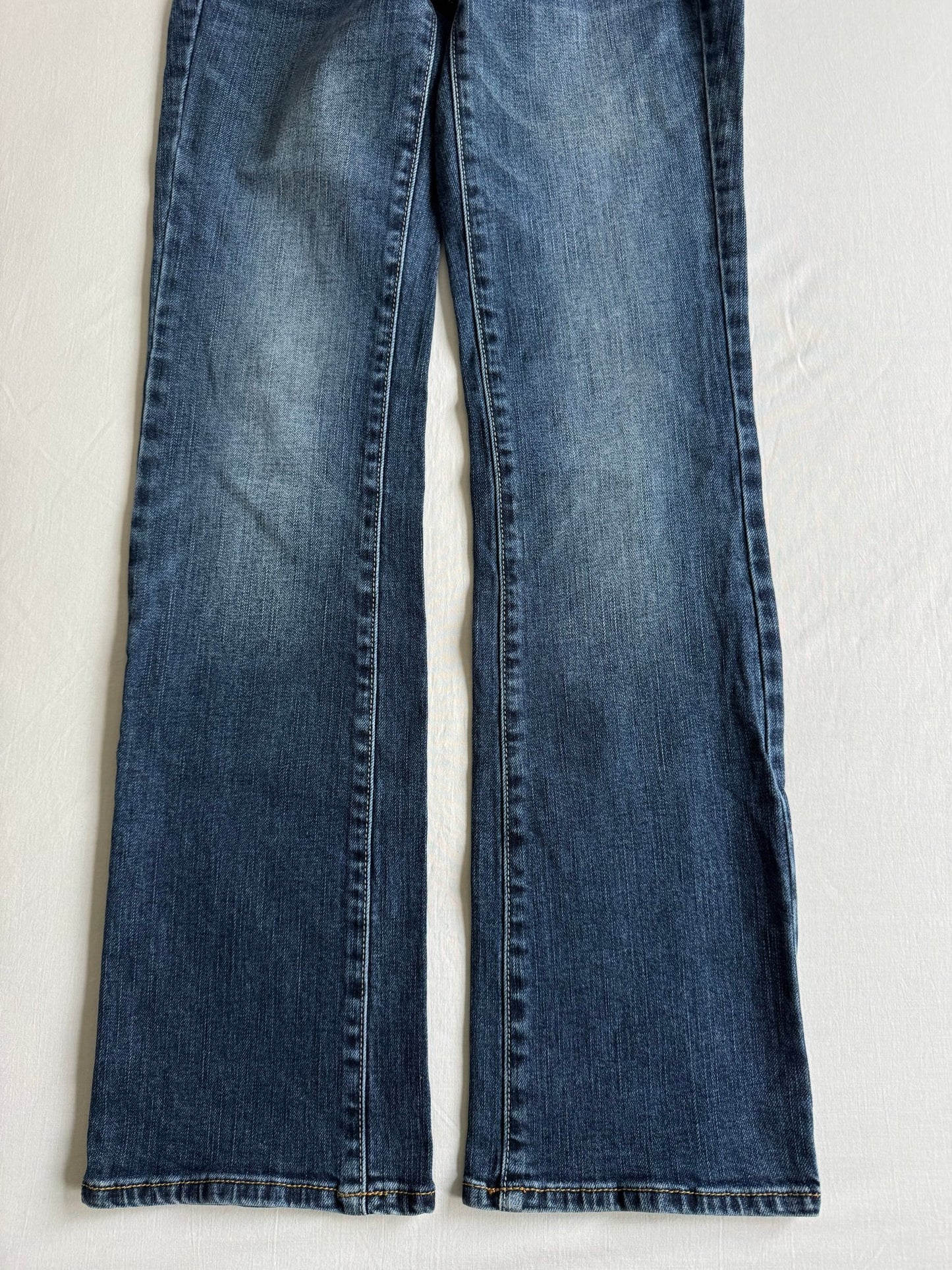👖 Y2K American Eagle Slim Bootcut Jeans – US 2 / EU 34 - anbracaminte