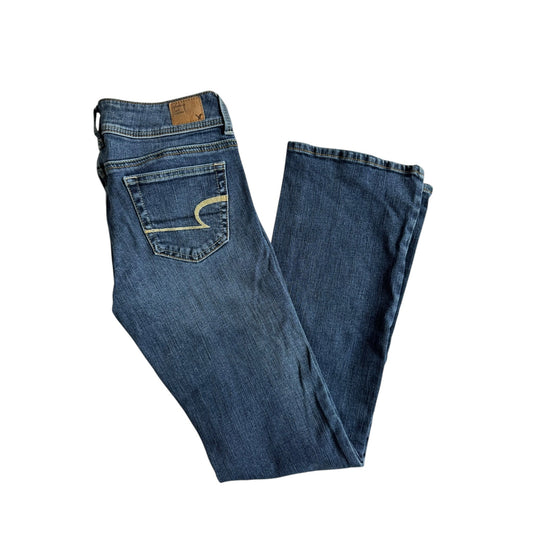 👖 Y2K American Eagle Slim Bootcut Jeans – US 2 / EU 34 - anbracaminte